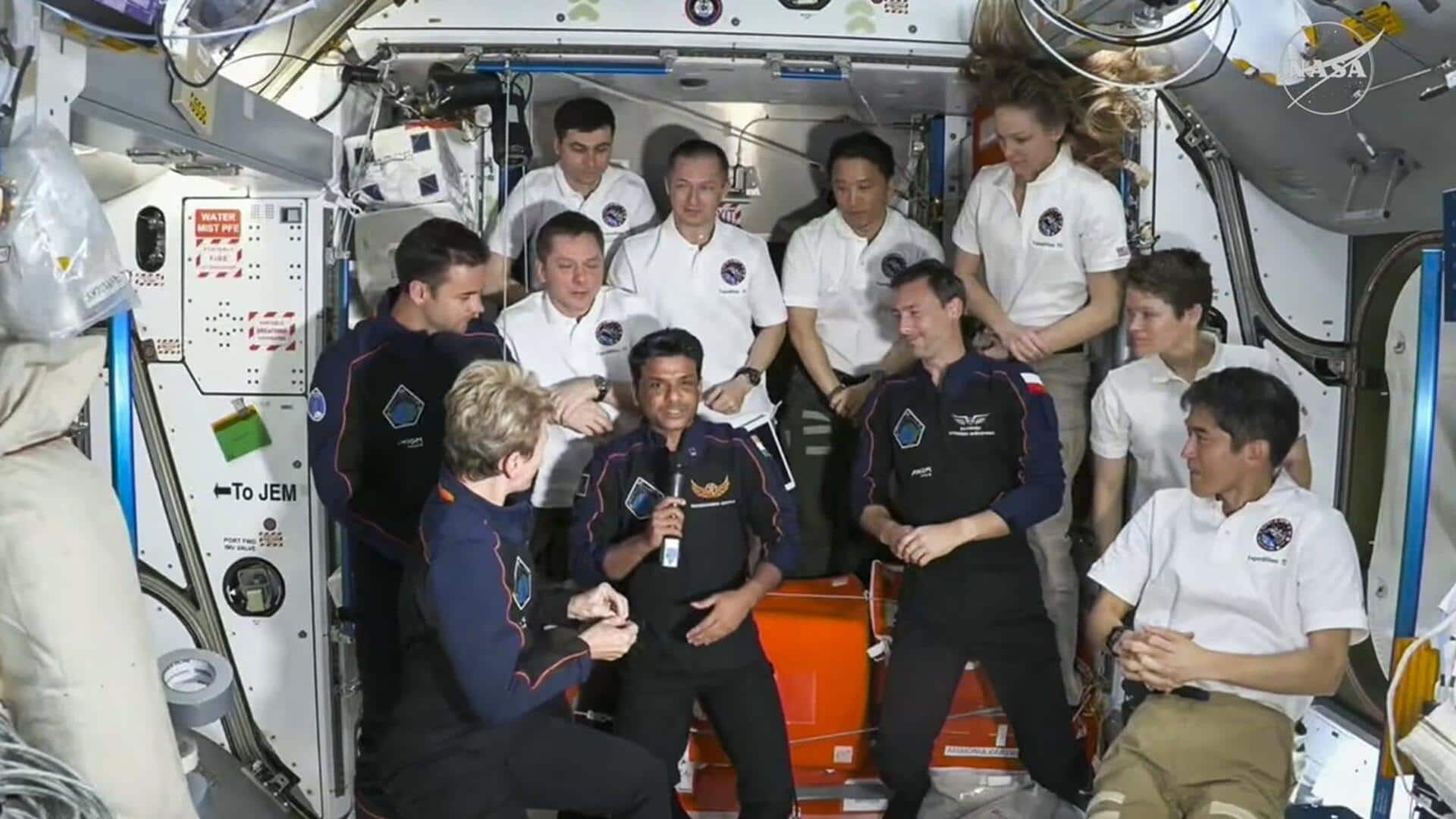 How Shubhanshu Shukla spent his first day on the ISS How Shubhanshu Shukla spent his first day on the ISS