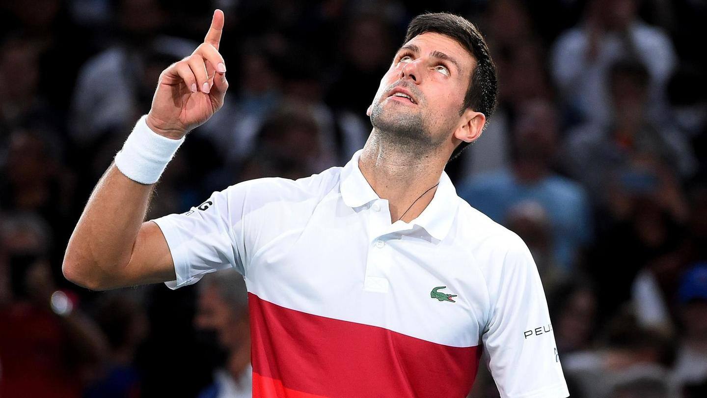 Djokovic eyes his 50th match-win in 2021 Djokovic eyes his 50th match-win in 2021
