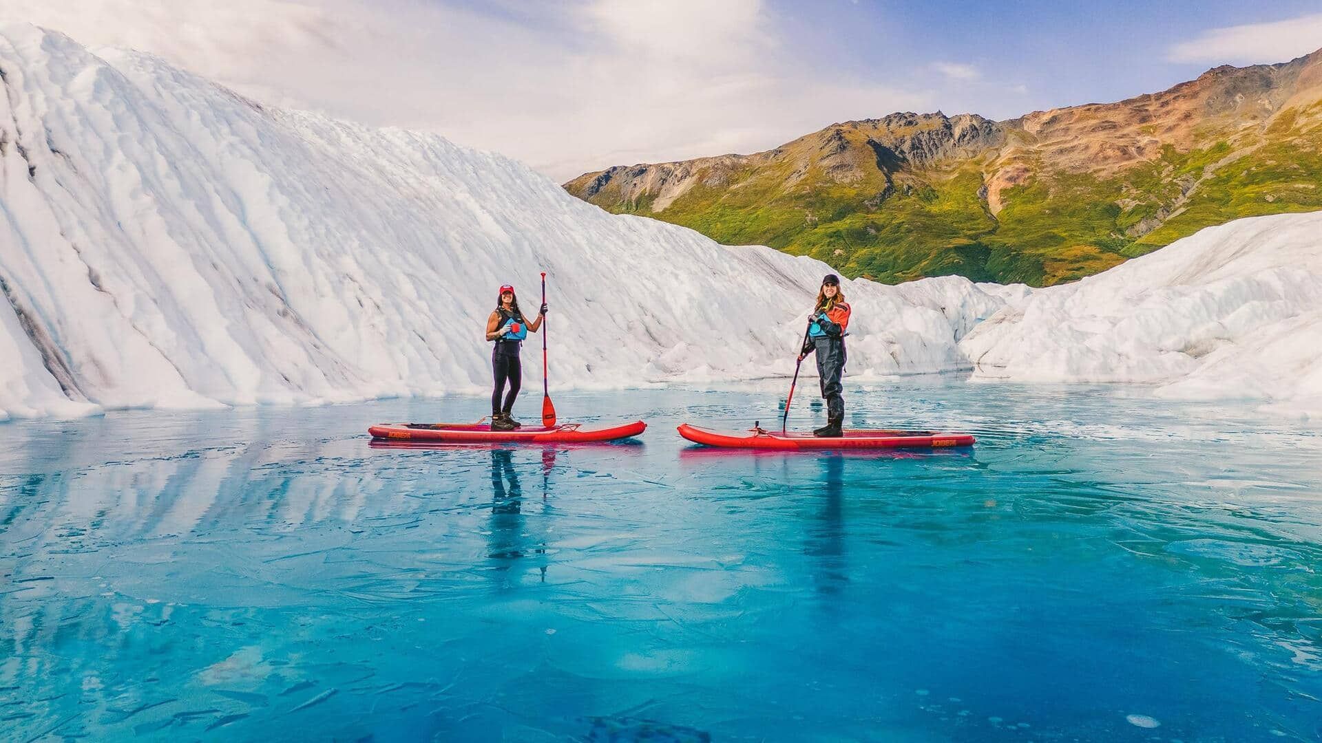 Paddle through ice giants in Glacier Bay, Alaska