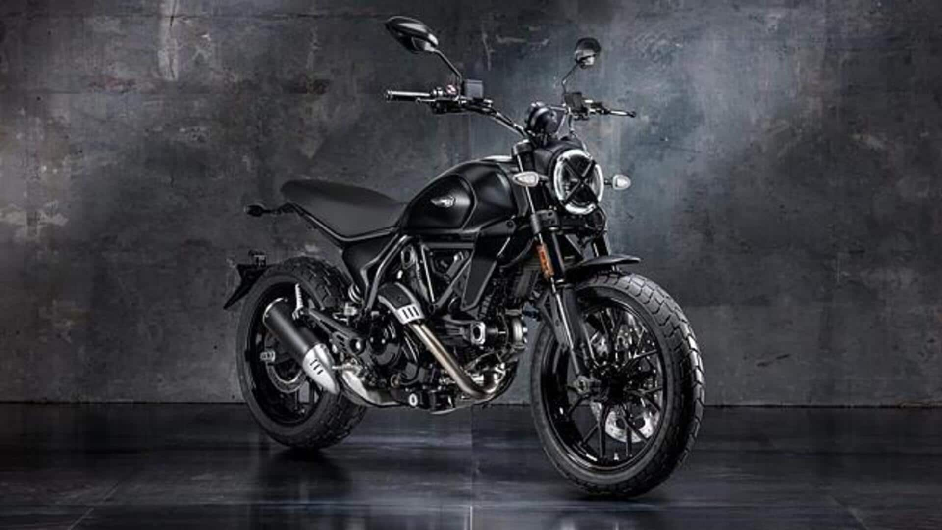 Ducati Scrambler Icon Dark goes official in India at ₹10L