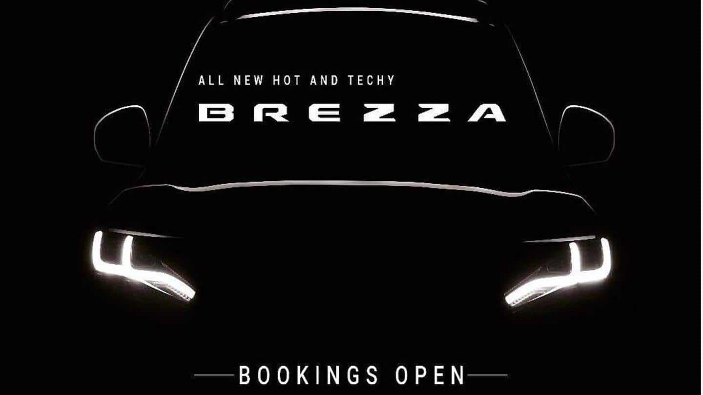 Maruti Suzuki Brezza's official bookings open; launch in India soon