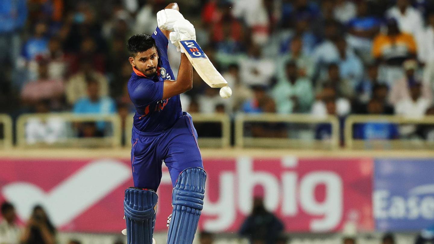 Shreyas Iyer hammers his 2nd ODI century: Key stats