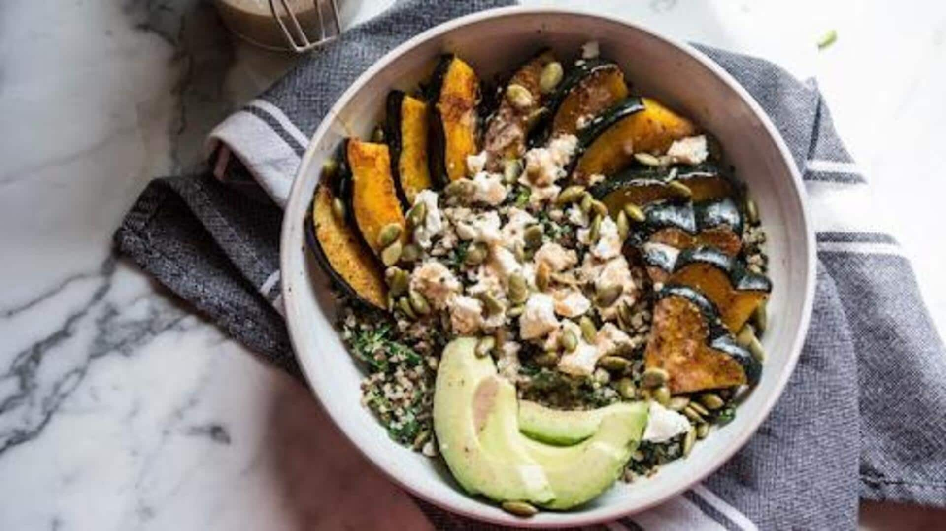 Delightful gluten-free acorn squash bowls