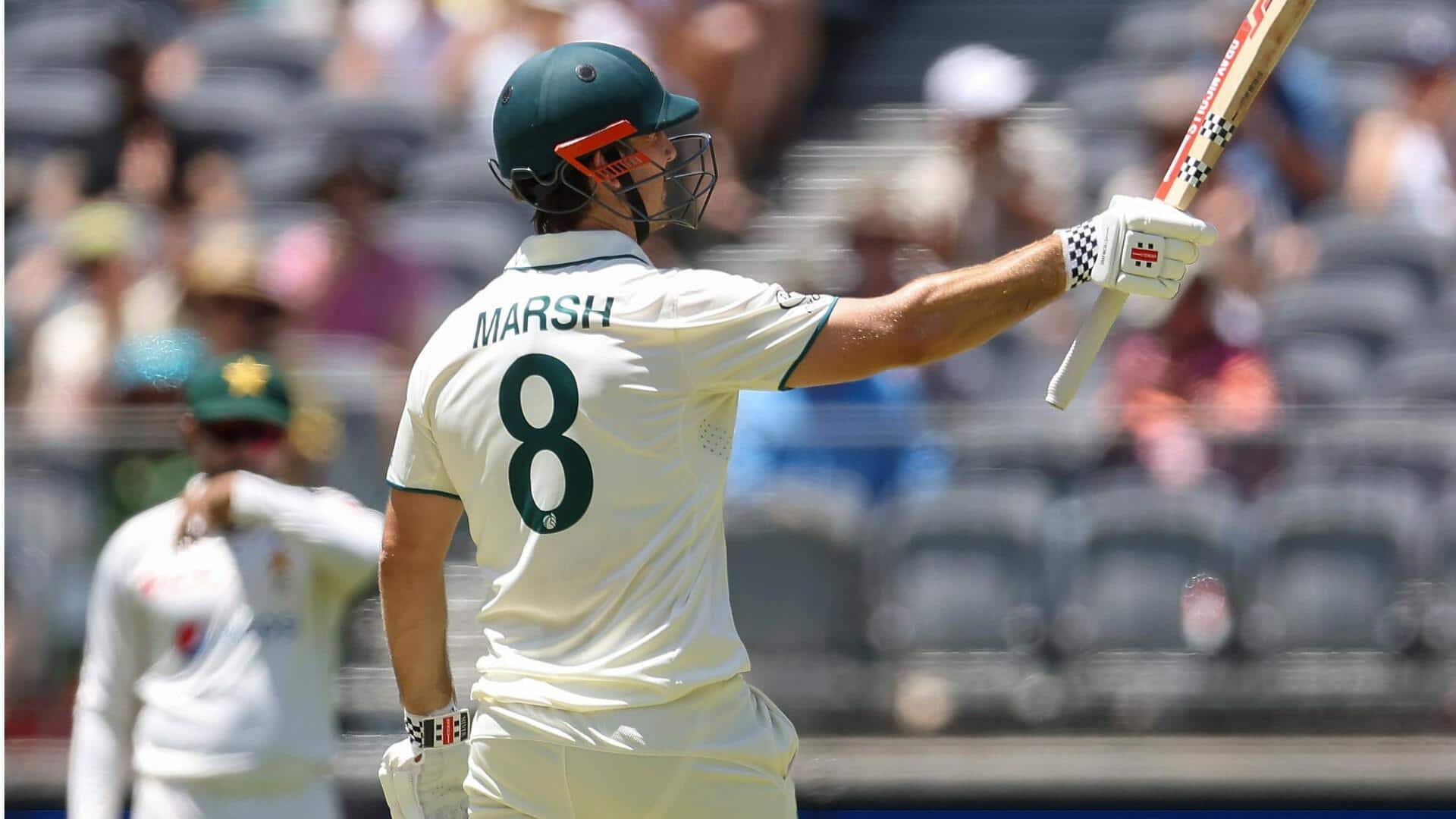 Mitchell Marsh slams 96 against Pakistan in Boxing Day Test