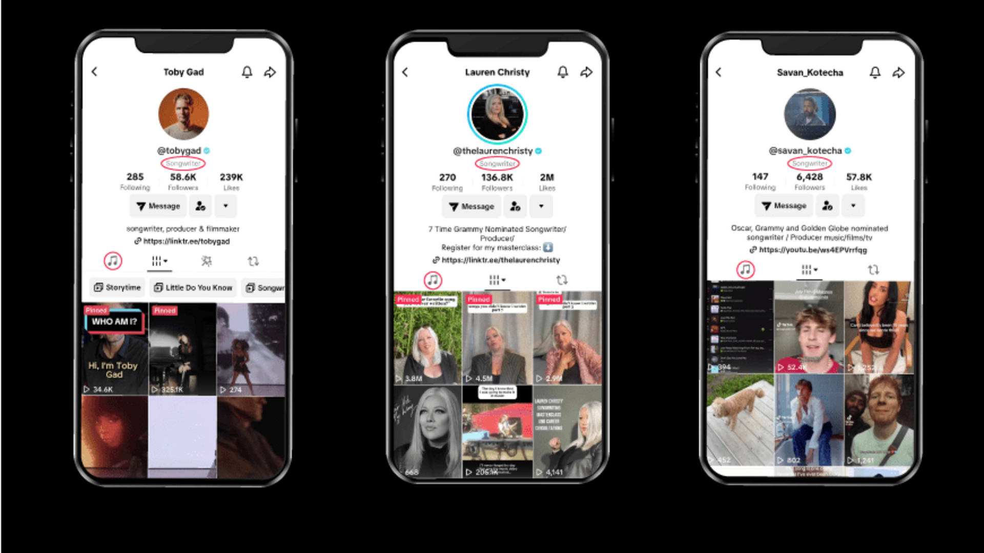 TikTok's new feature puts songwriters front and center TikTok's new feature puts songwriters front and center