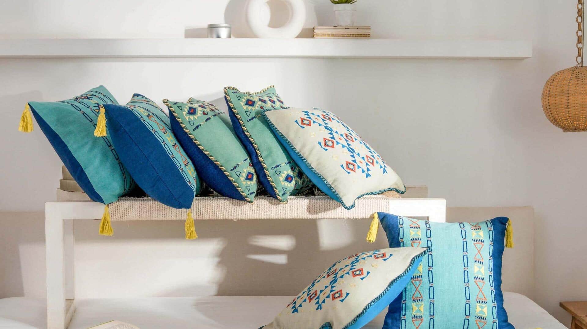 Want to redo your home decor? Try artisanal cushions