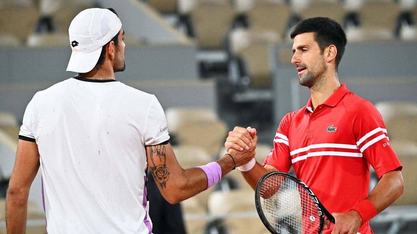 Novak Djokovic vs Matteo Berrettini: Decoding the stats