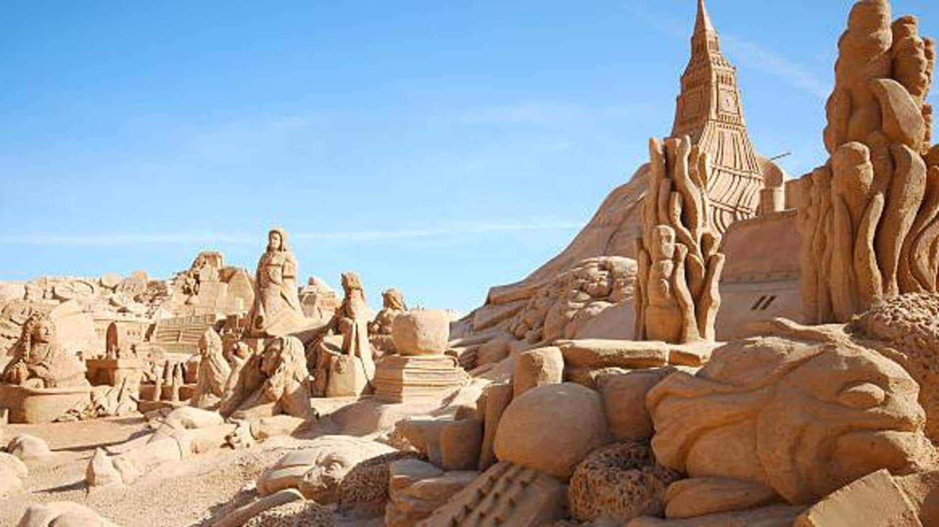 Kinetic sand sculptures: The new trend in beach art 