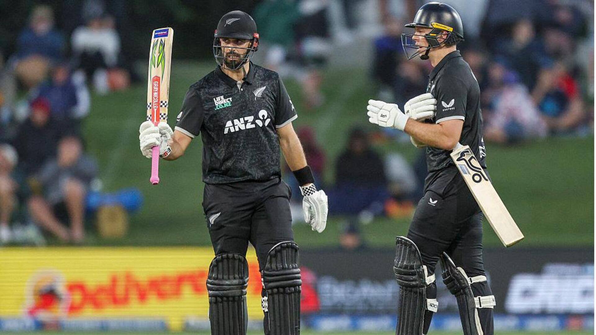 1st ODI: Mitchell, Bracewell power NZ with half-centuries