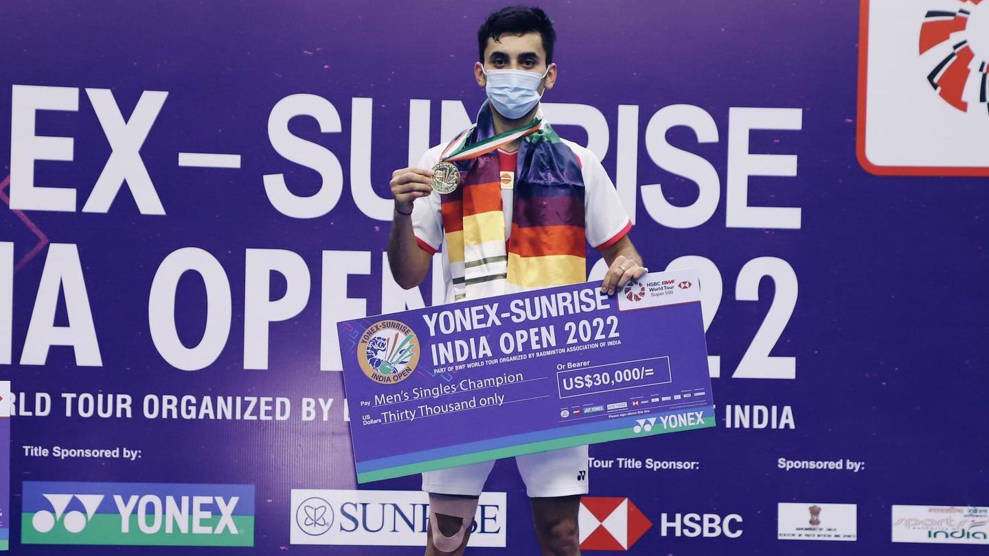 Badminton: India's Lakshya Sen overcomes Kean Yew, wins India Open