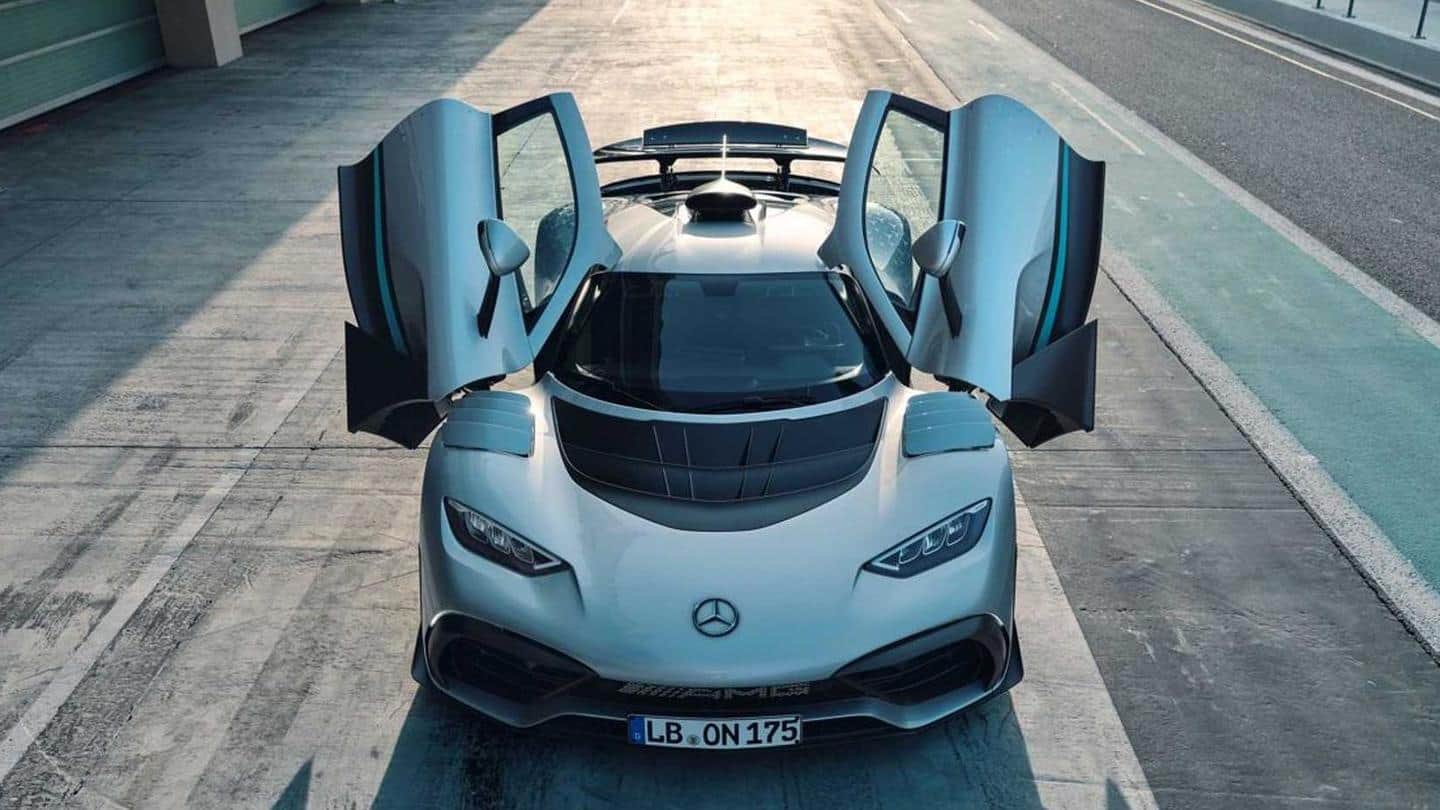 Mercedes-AMG One is a road-legal hypercar with 1,049hp F1 engine