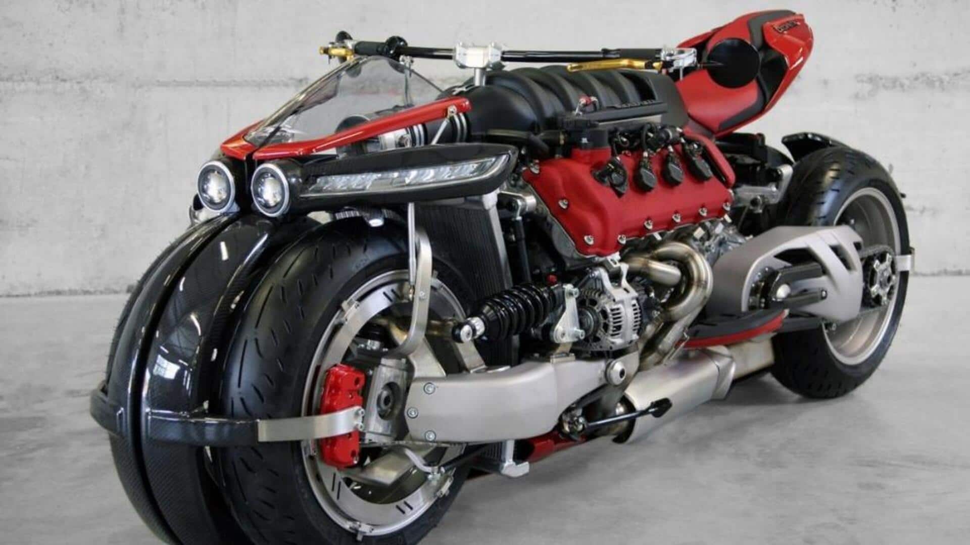 Lazareth showcases Moto Volante flying motorcycle at Geneva Motor Show