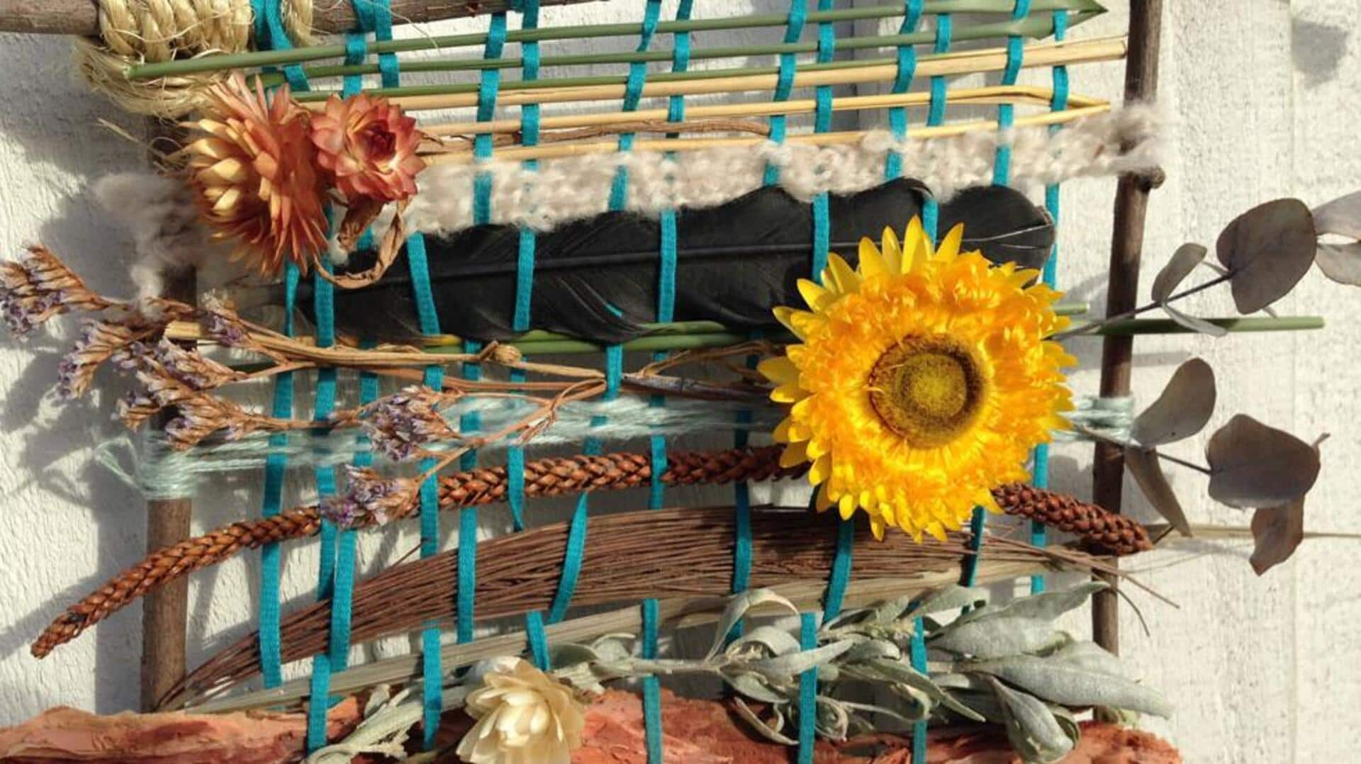 How to create stunning pieces using weaving loom artistry