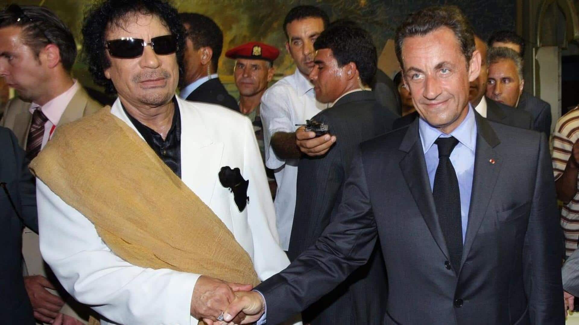 French ex-president Sarkozy found guilty of receiving funds from Gaddafi 