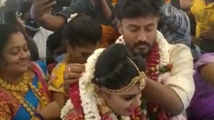 COVID-19 norms thrown to wind as couple ties knot mid-air