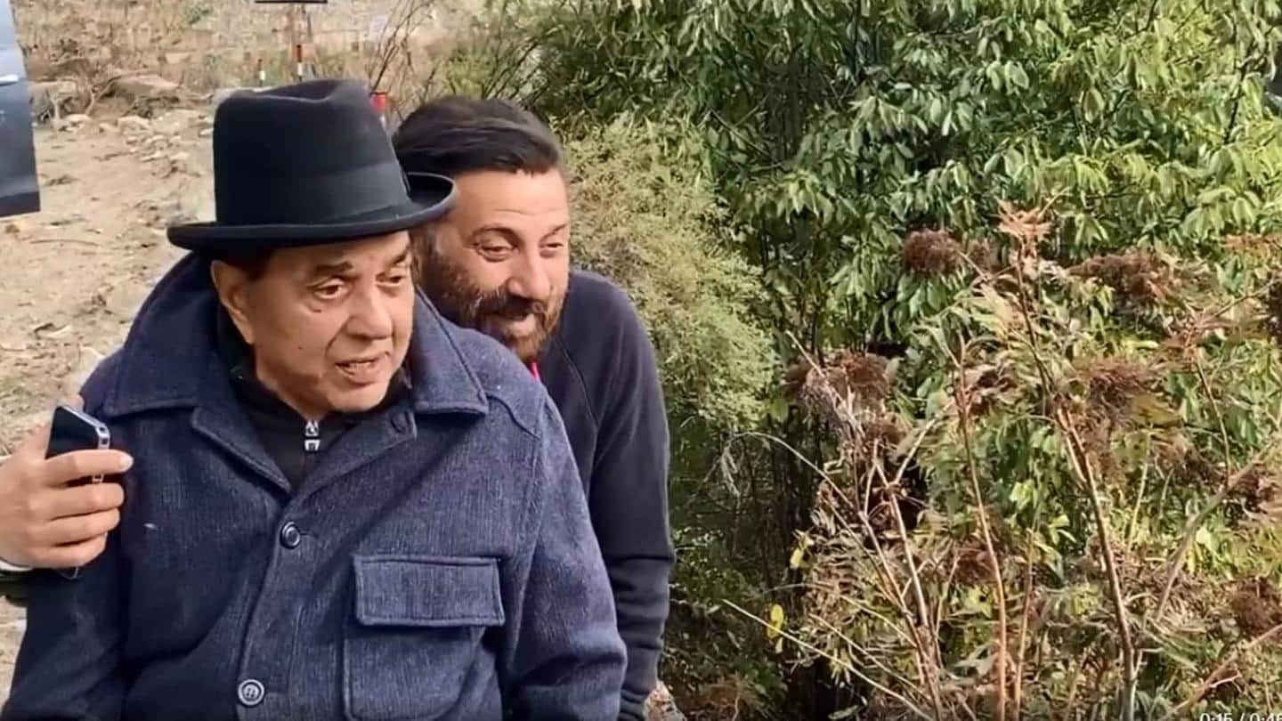 Deol recently spent some days in Manali with Dharmendra Deol recently spent some days in Manali with Dharmendra