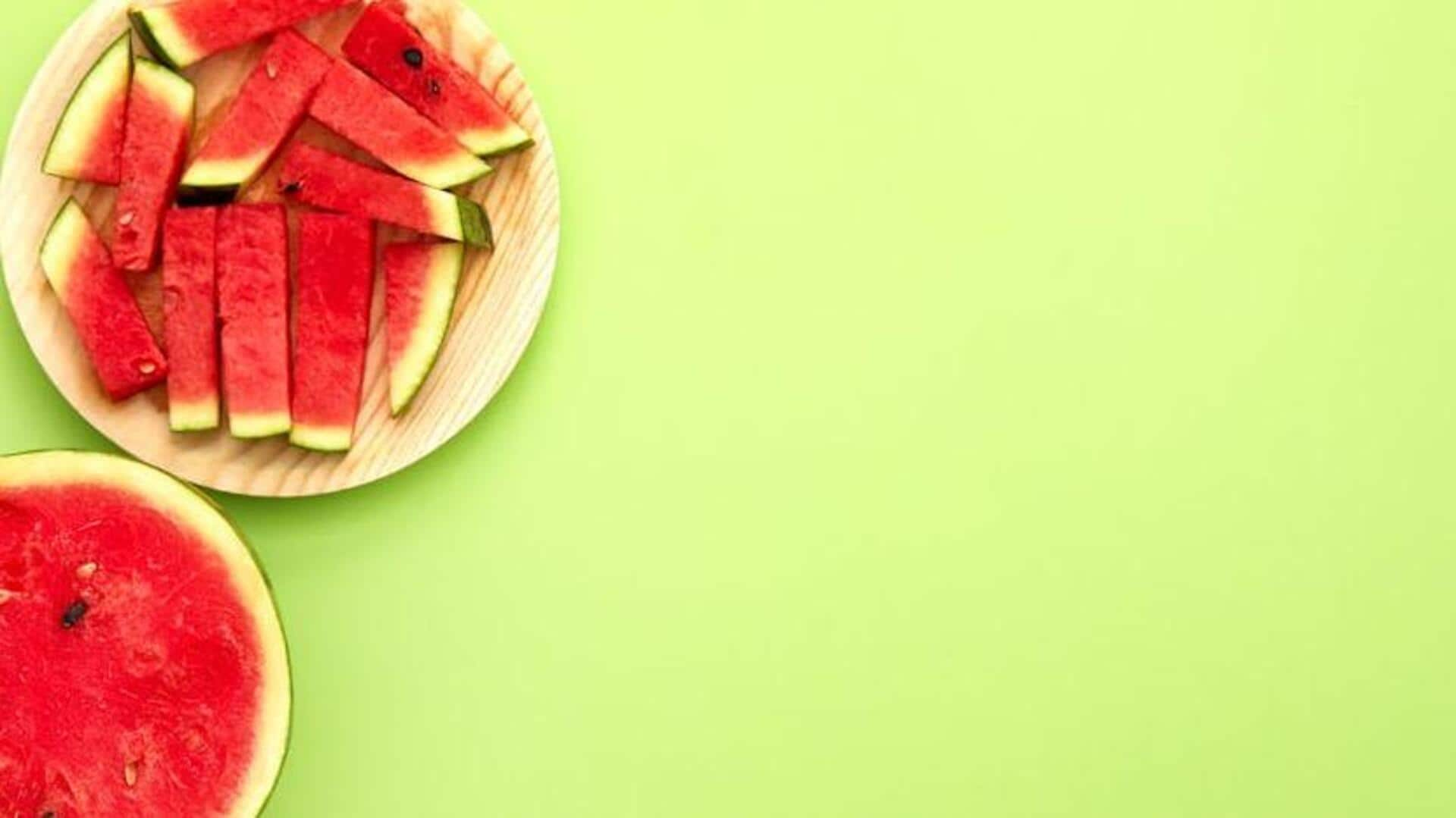 Scrumptious gourmet dishes with refreshing watermelon