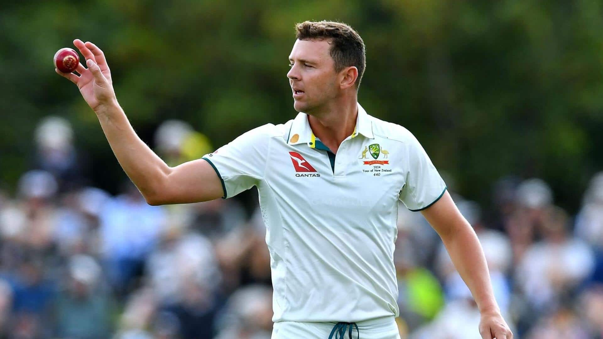 Australia's Ashes squad bolstered as Josh Hazlewood returns to training