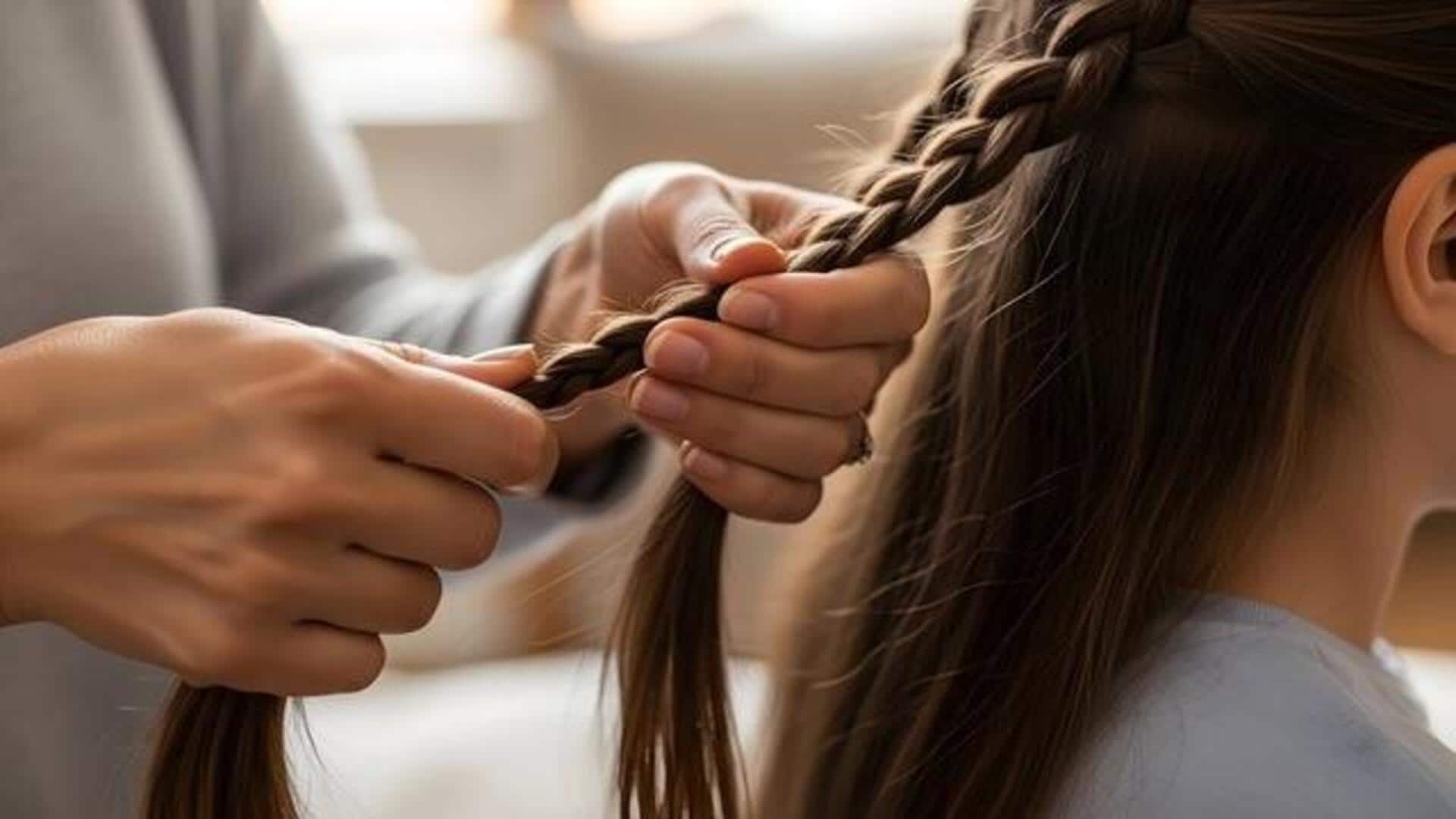 How to create the perfect side braid 