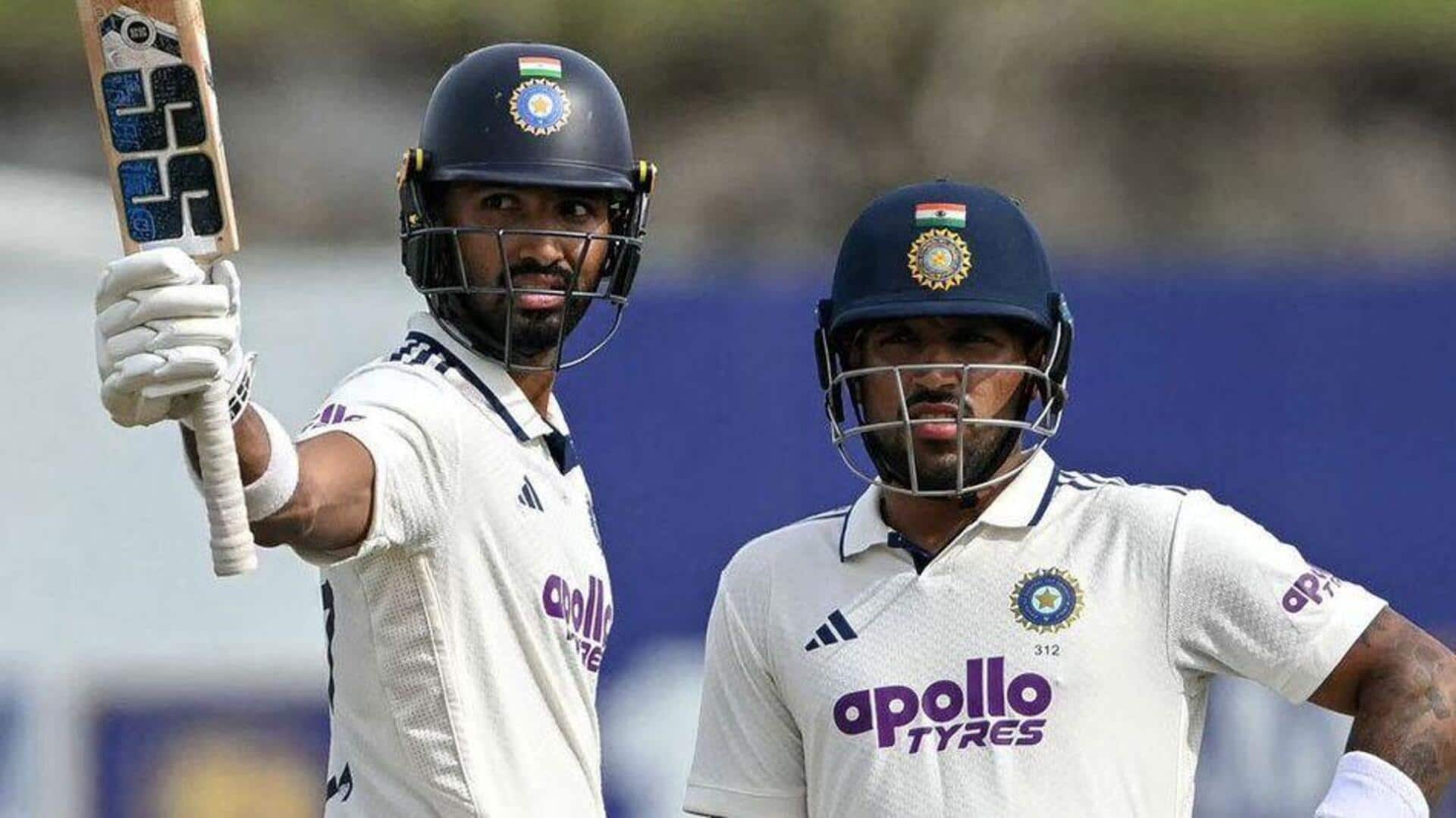 Highest match aggregates by visiting number-three batters in SL (Tests)