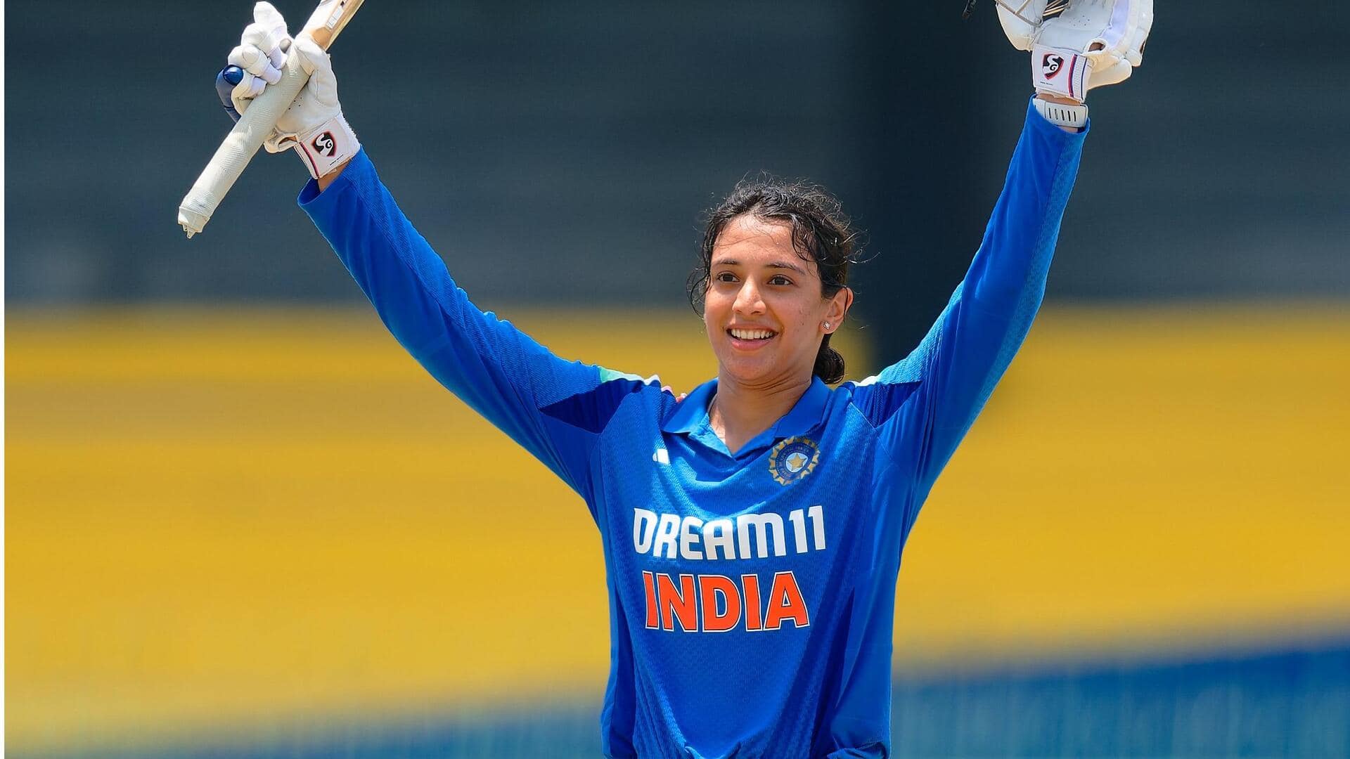 Smriti Mandhana becomes Indian woman with most ODI sixes: Stats Smriti Mandhana becomes Indian woman with most ODI sixes: Stats