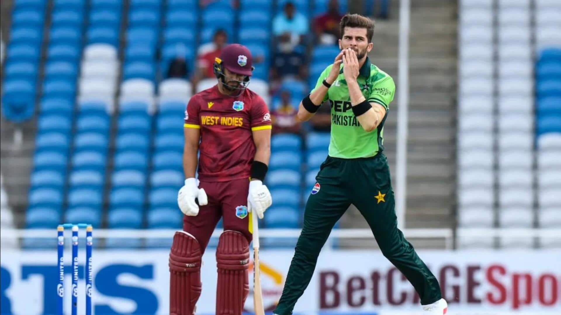 Shaheen Afridi scripts these records with four-fer vs WI (ODIs) Shaheen Afridi scripts these records with four-fer vs WI (ODIs)