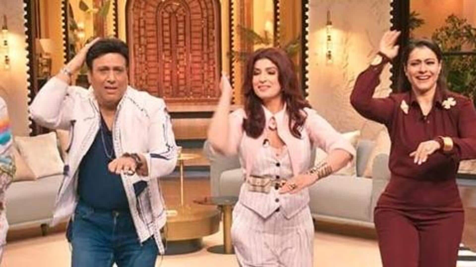 Kajol visited Govinda's house to invite him to 'Two Much'?