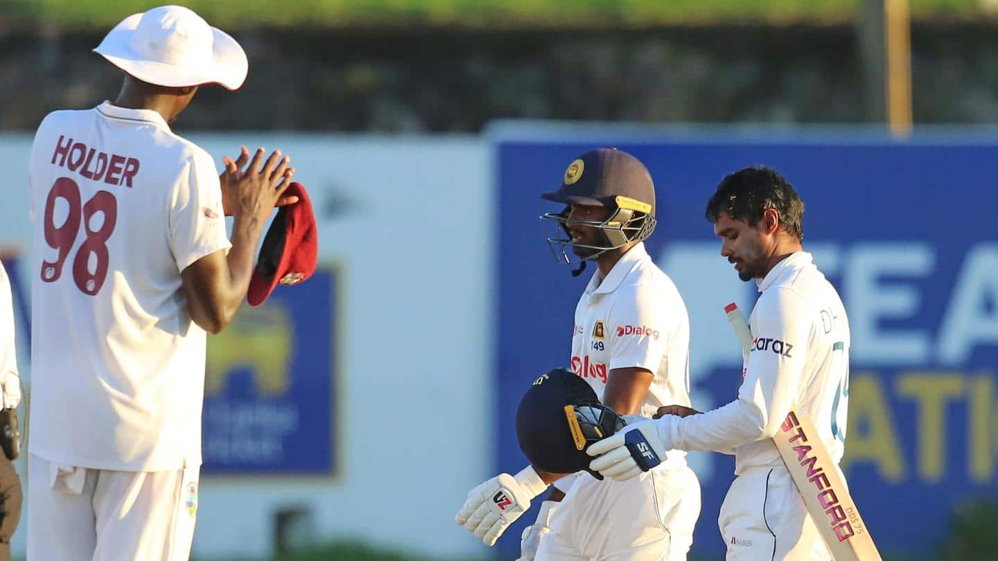 Dhananjaya fired his eighth Test century Dhananjaya fired his eighth Test century