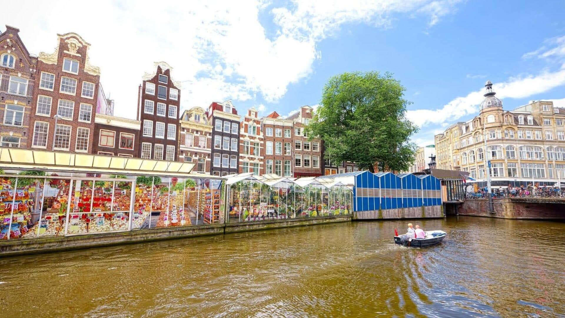 Netherlands floating flower markets are truly one-of-a-kind!