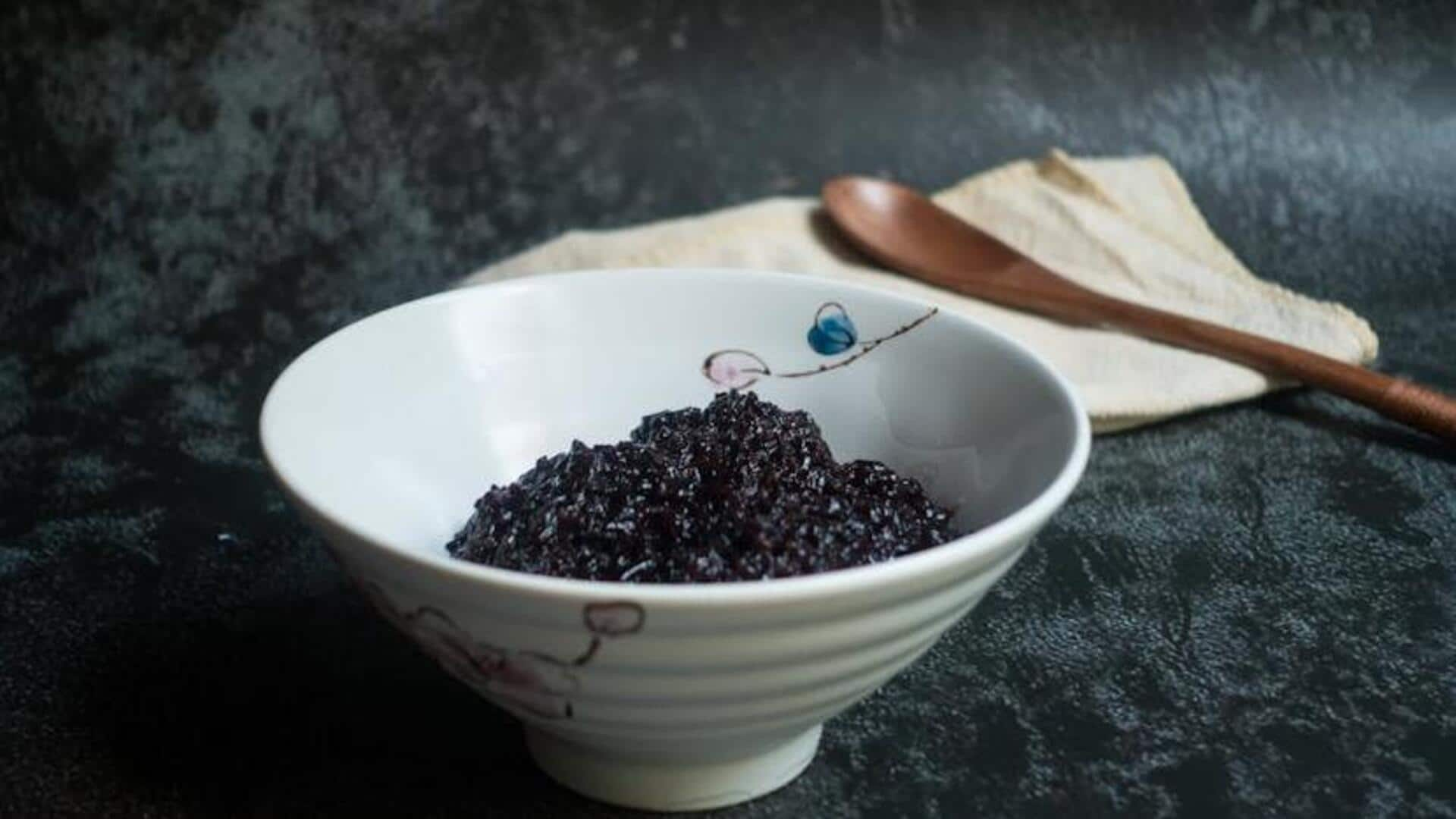 Discover Manipuri black rice pudding