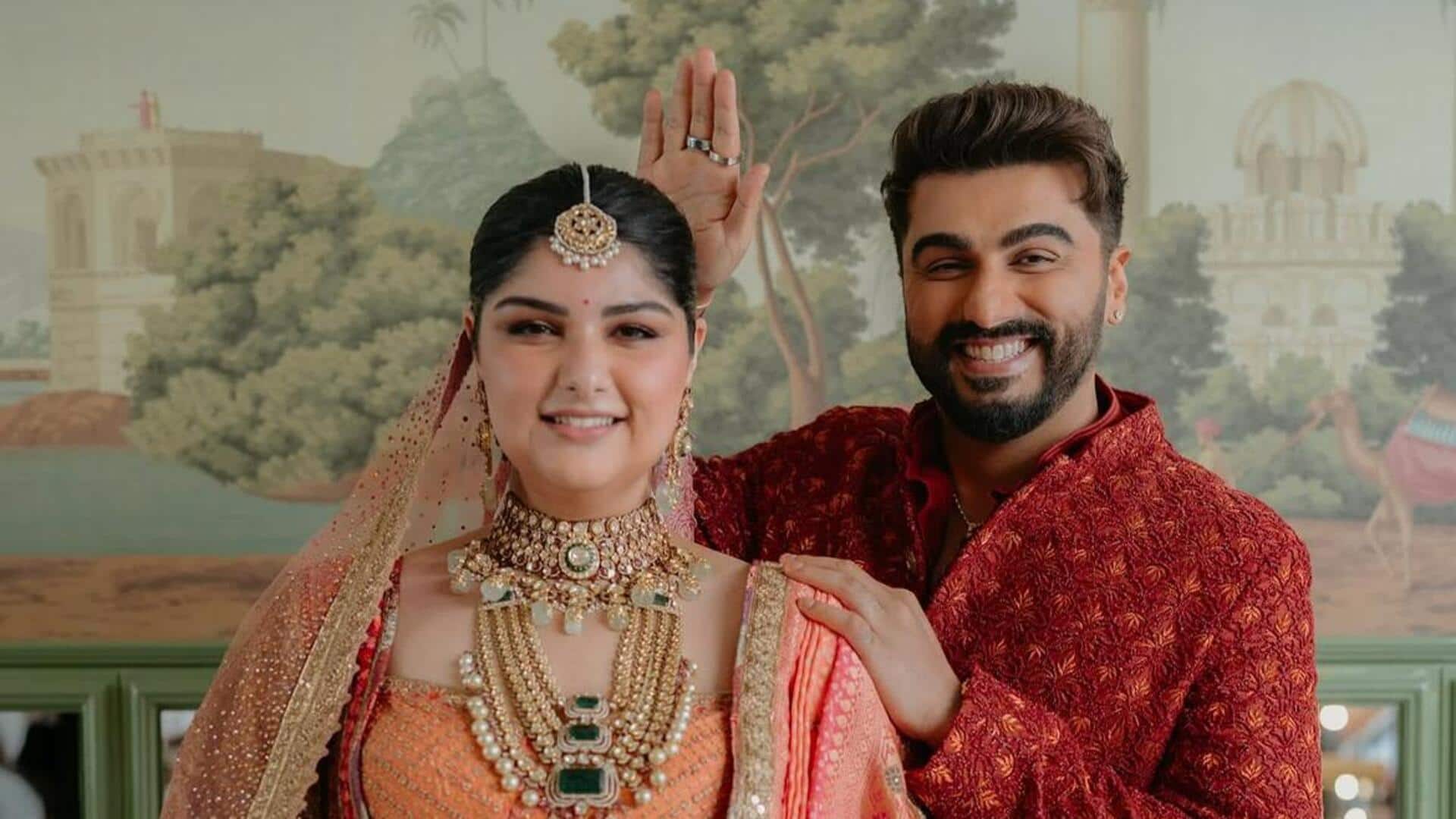 'Your new journey...': Arjun Kapoor celebrates sister Anshula's wedding