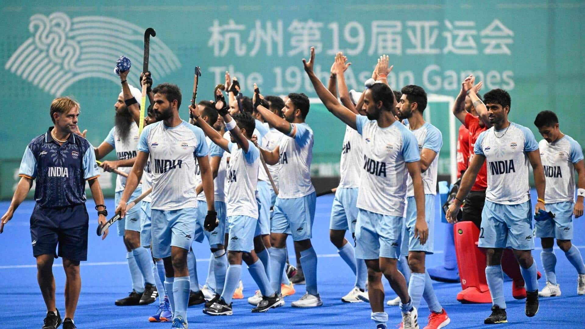 Asian Games, India men's hockey team bags gold medal: Stats