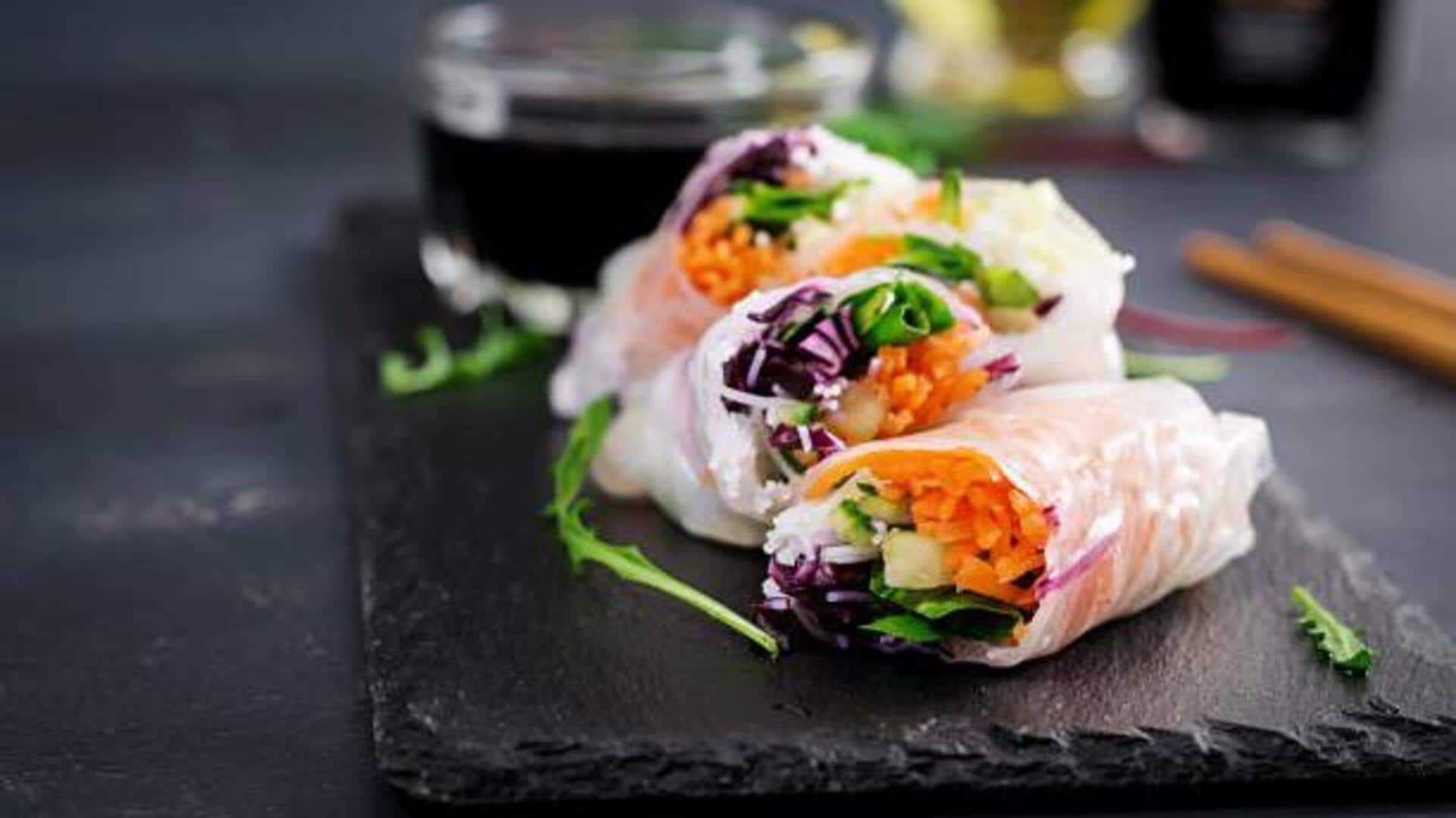 Revolutionary rolls: Utilizing rice paper beyond spring rolls