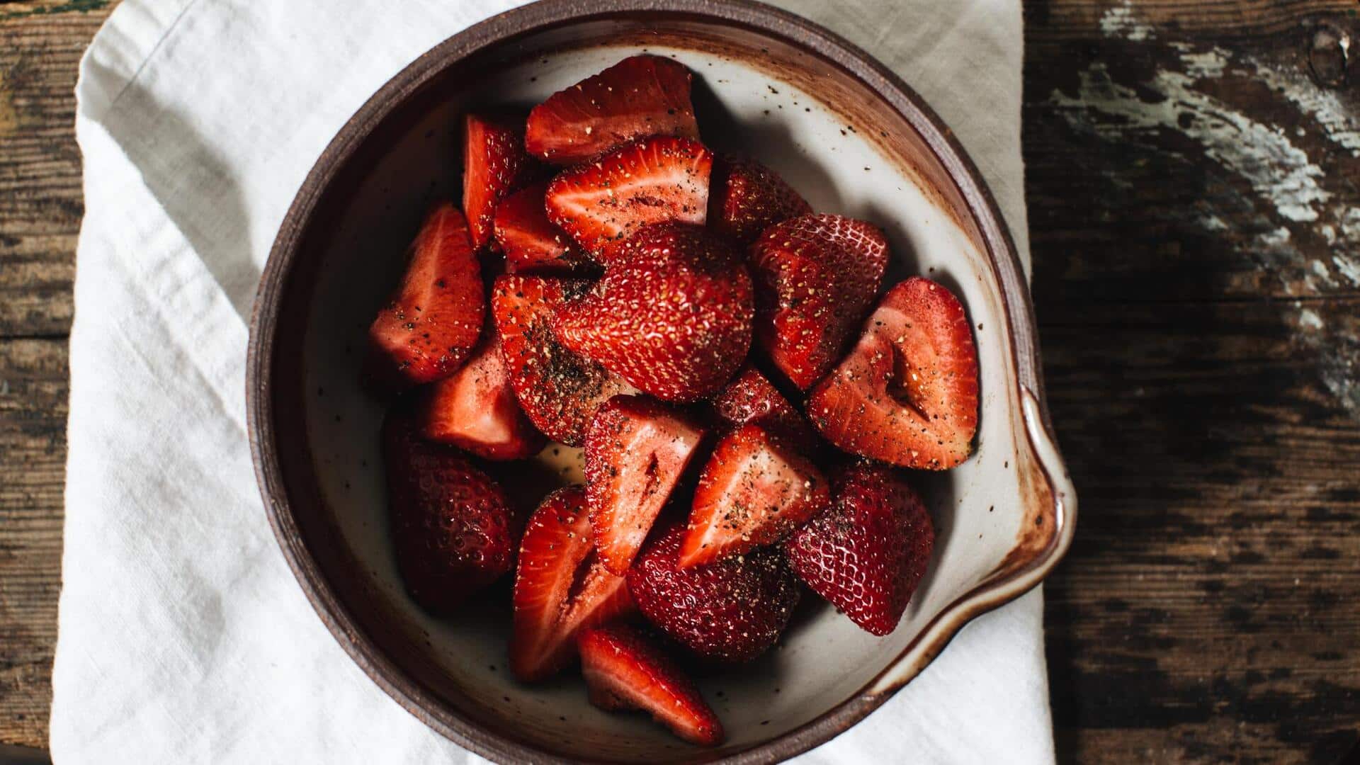 Black pepper + strawberries: A combo you must try
