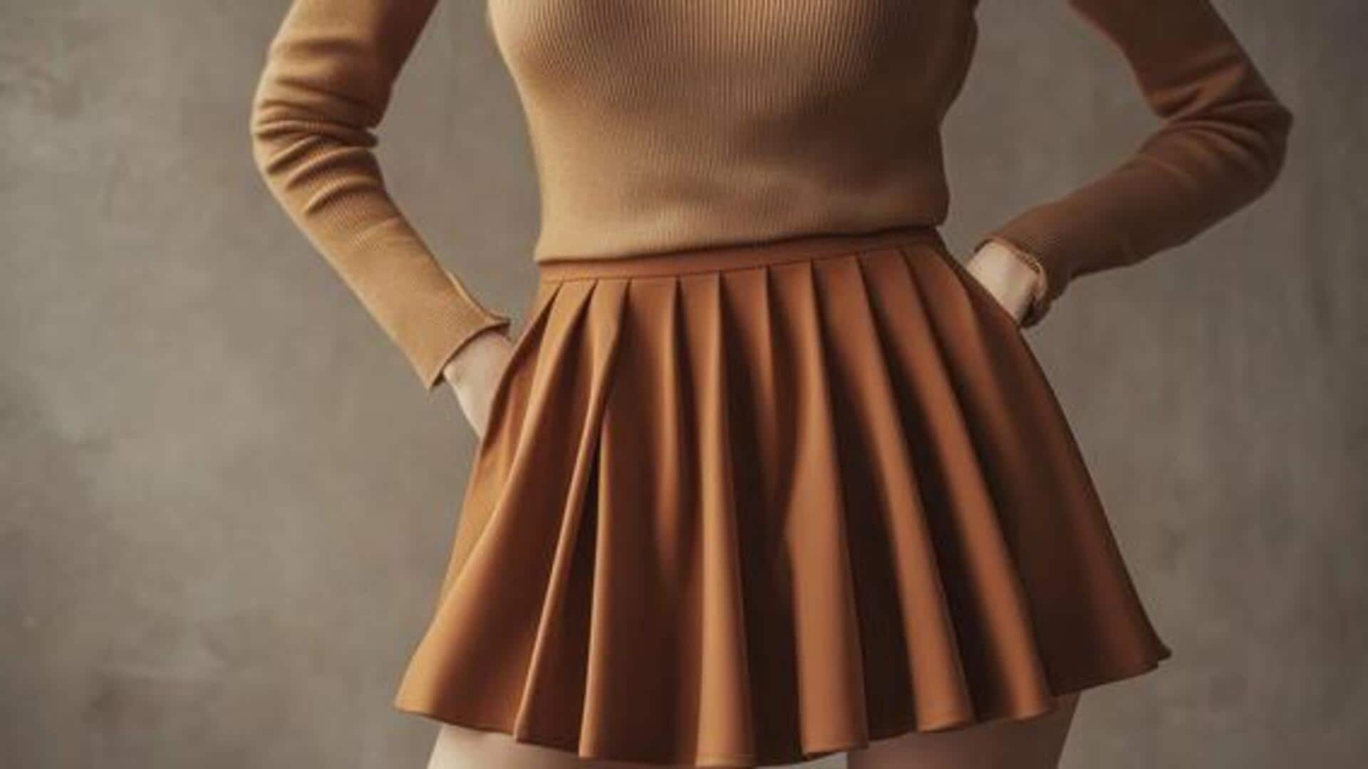 How to style puffer skirts for winter