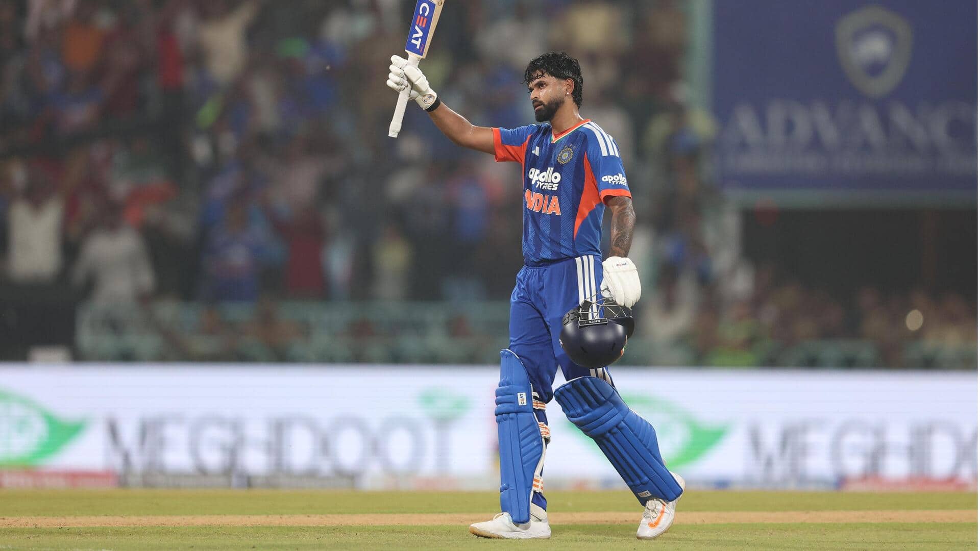 Sheyas Iyer becomes third Indian captain with T20I hundred: Stats 