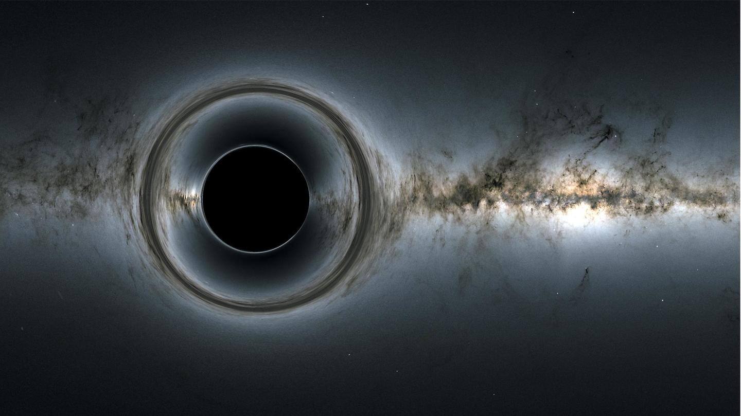 All the cluster's stars could be circling a single point All the cluster's stars could be circling a single point