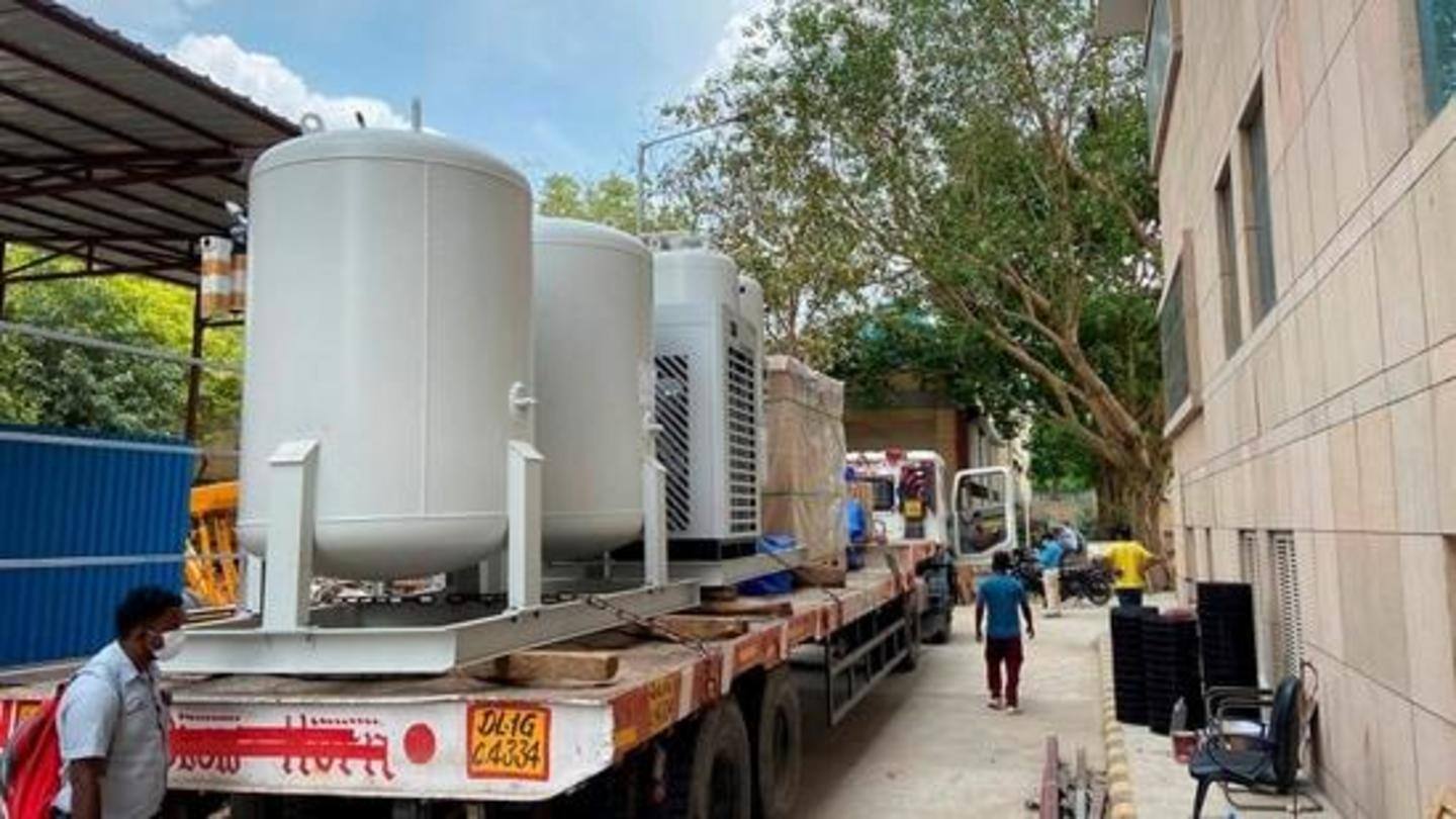DRDO sets up 2 oxygen plants in Delhi DRDO sets up 2 oxygen plants in Delhi
