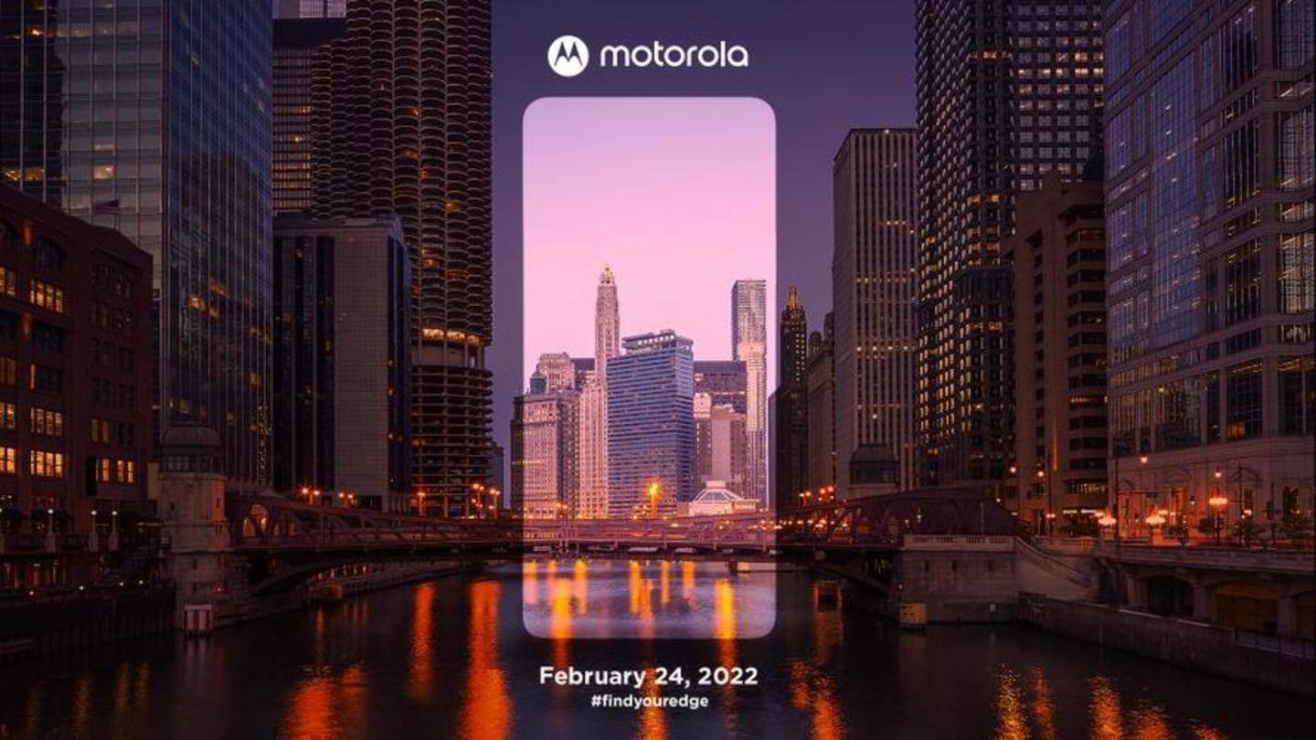Moto Edge 30 Pro's India launch set for February 24