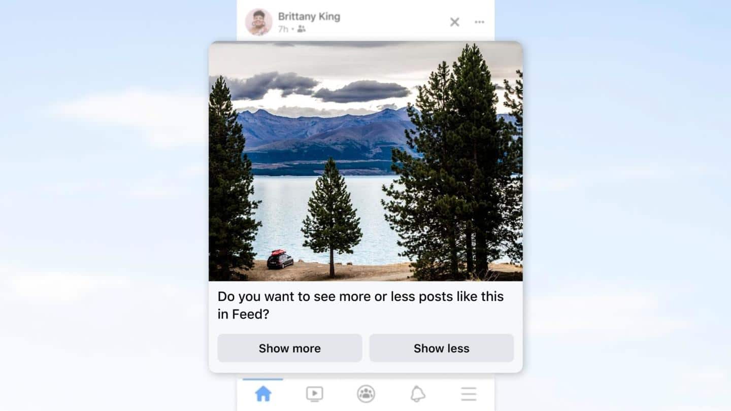 Facebook introduces new feature that lets you customize your feed