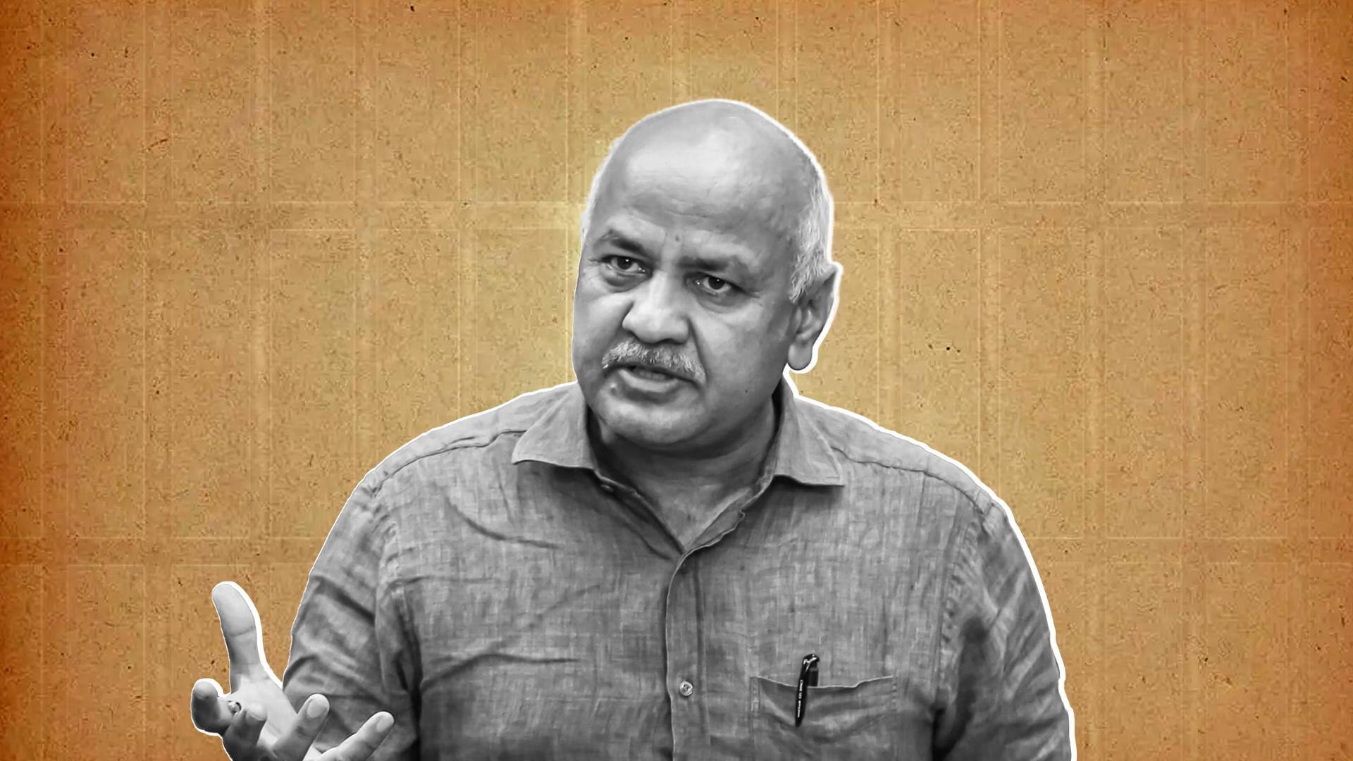 Jailed Manish Sisodia under CCTV surveillance, surrounded by dreaded criminals