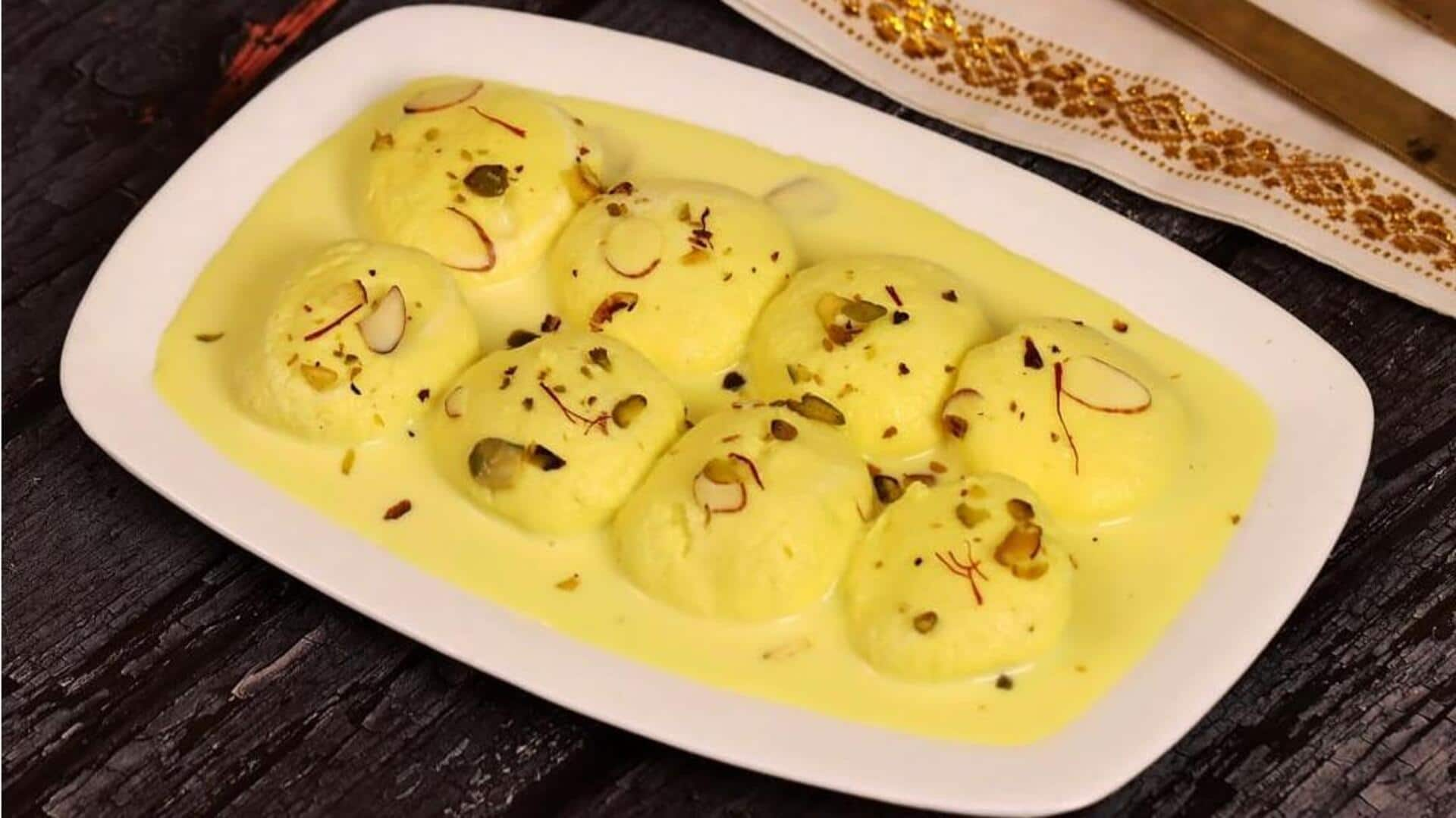 Rasmalai: Learn how to make this creamy delight at home