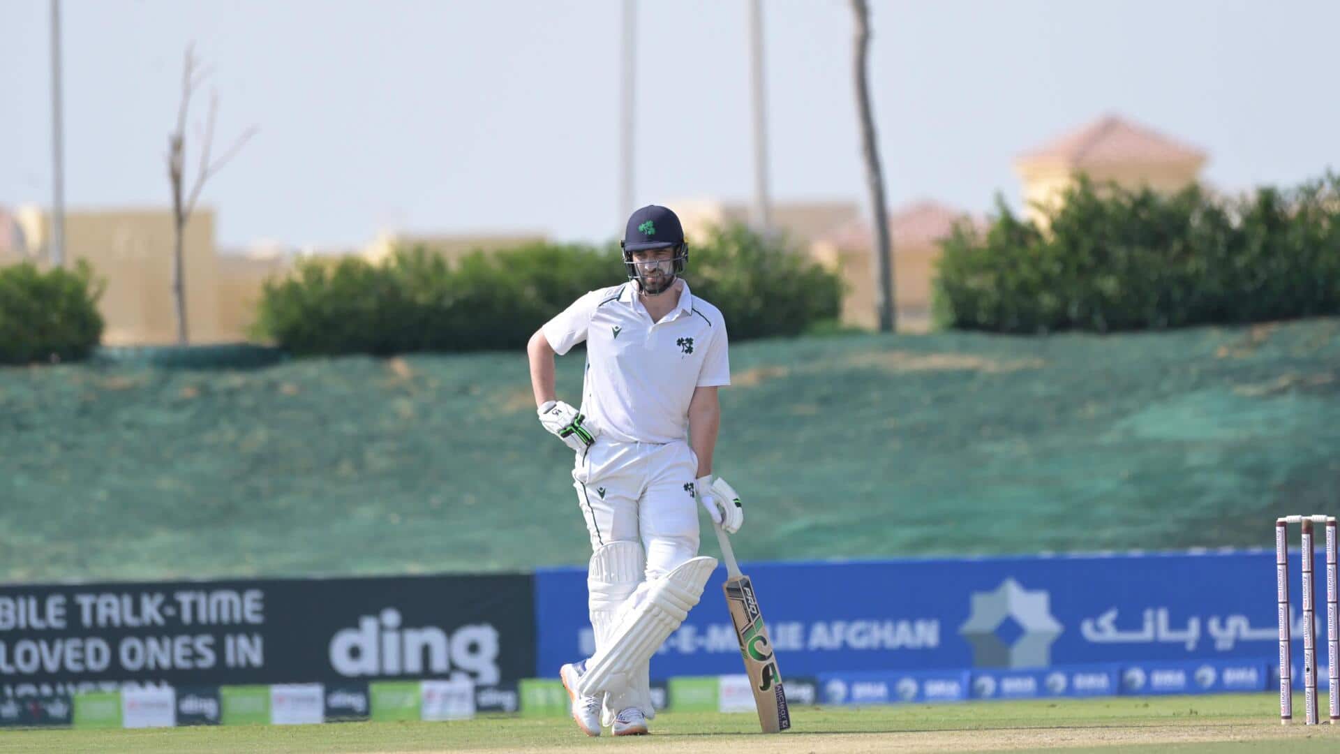 Only Test: Andrew Balbirnie slams a match-winning 58* versus Afghanistan