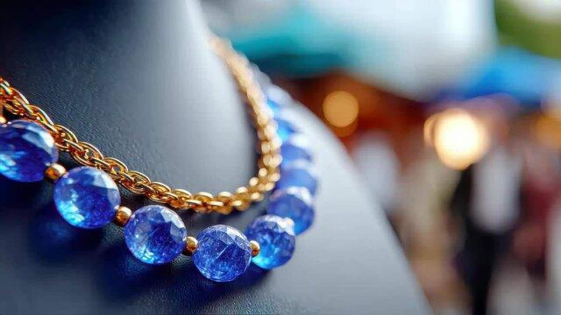 How to layer statement necklaces 