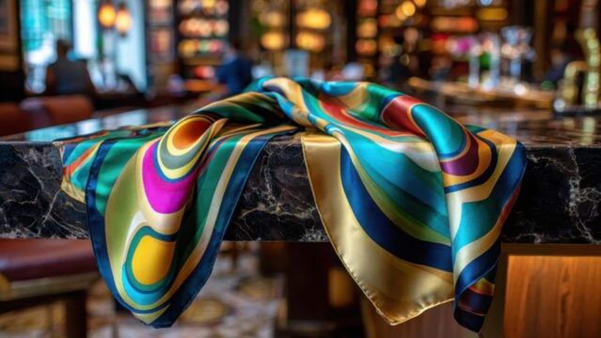 Surprising ways to style a handkerchief 