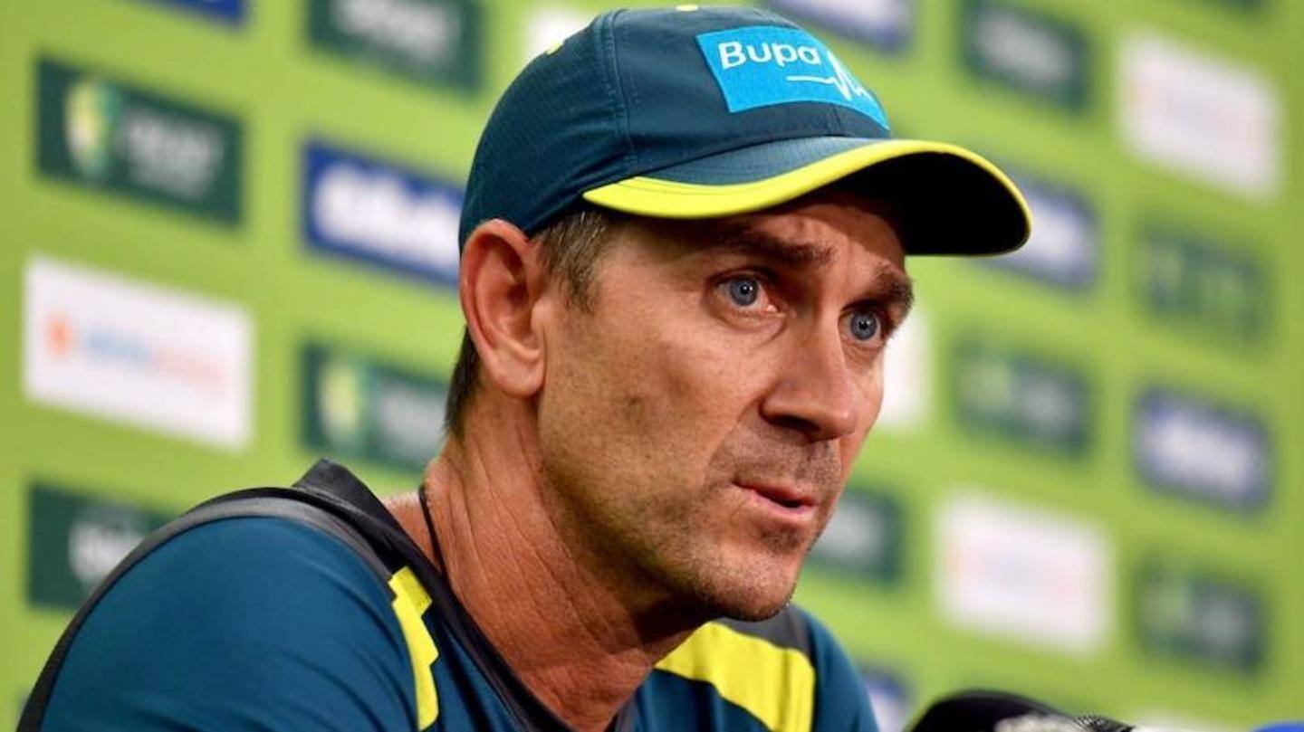 Langer was appointed Australia's coach in May 2018 Langer was appointed Australia's coach in May 2018