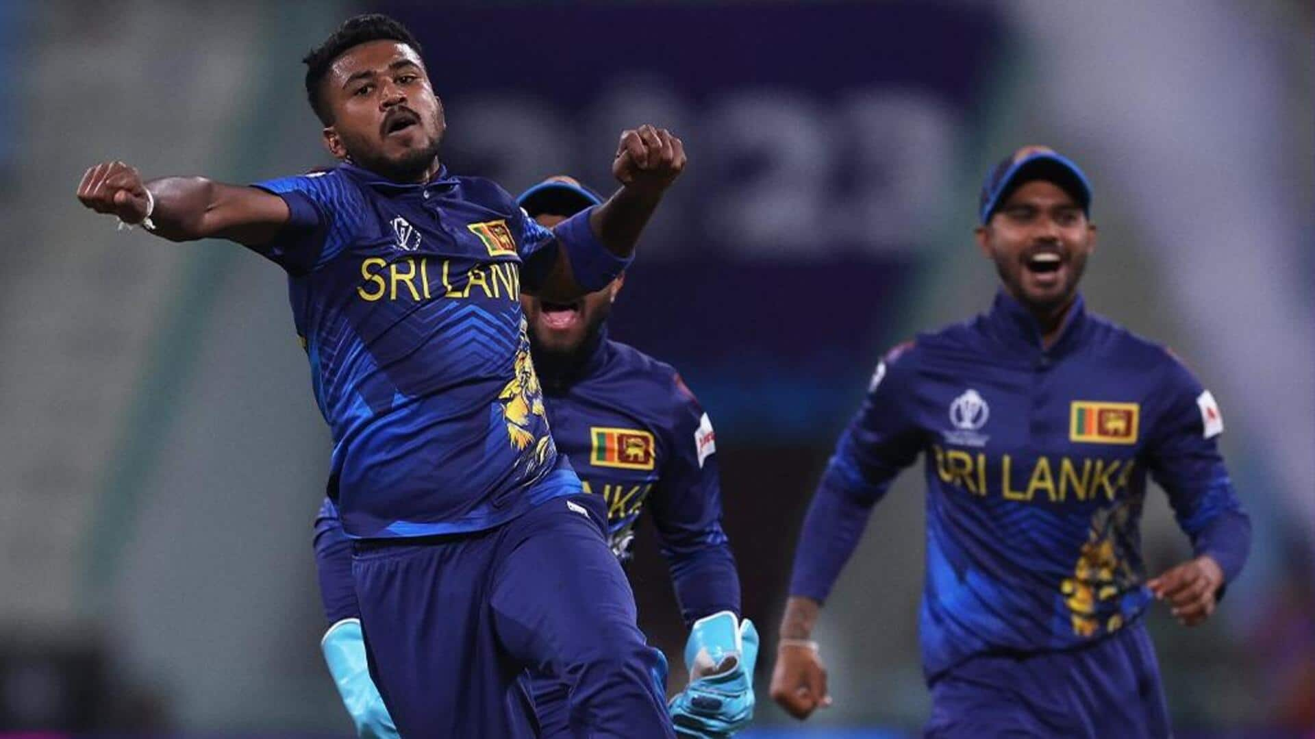 Dilshan Madushanka claims second-best WC figures for SL against Australia