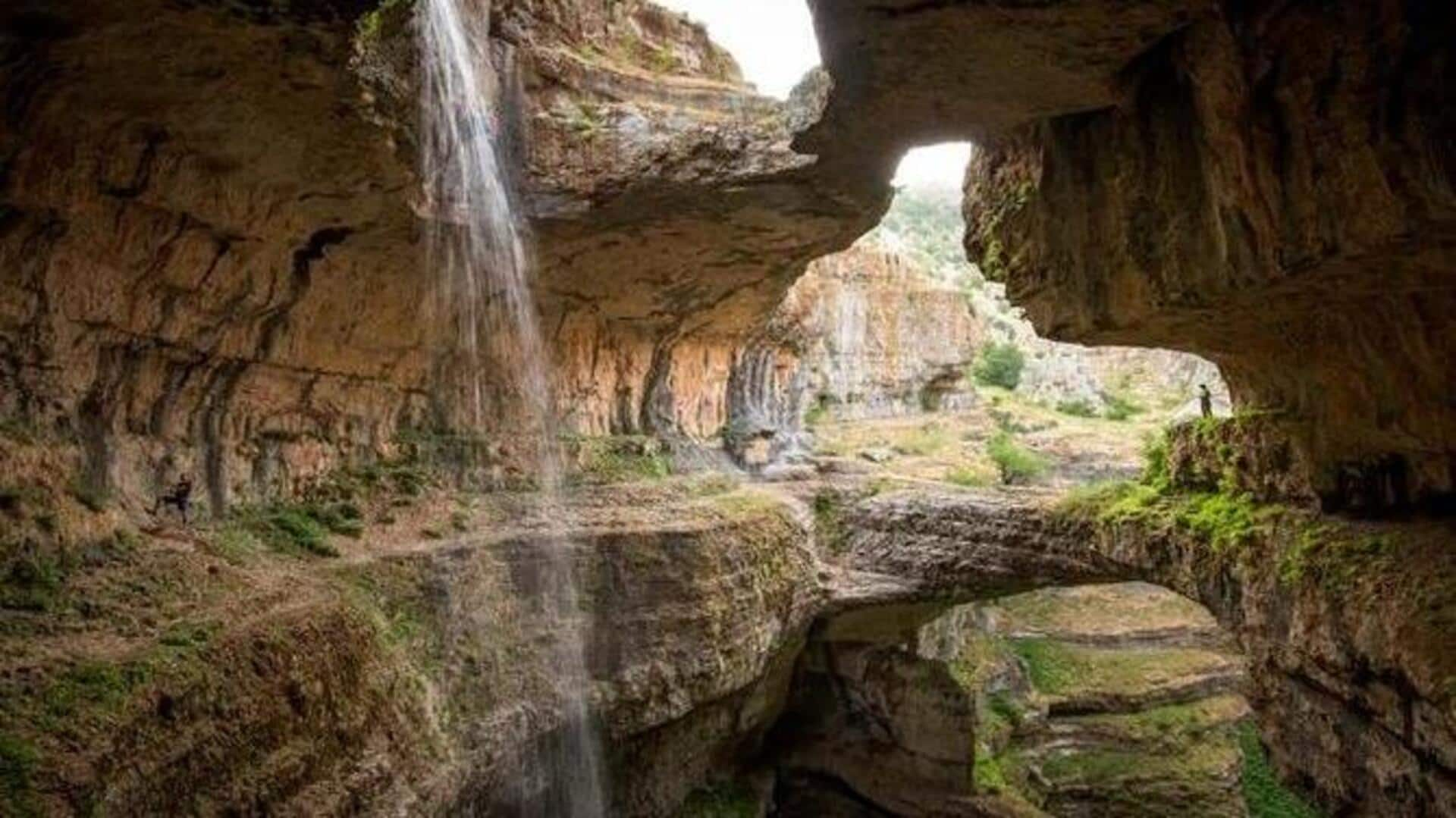 Exploring the Baatara Gorge Waterfall in Lebanon