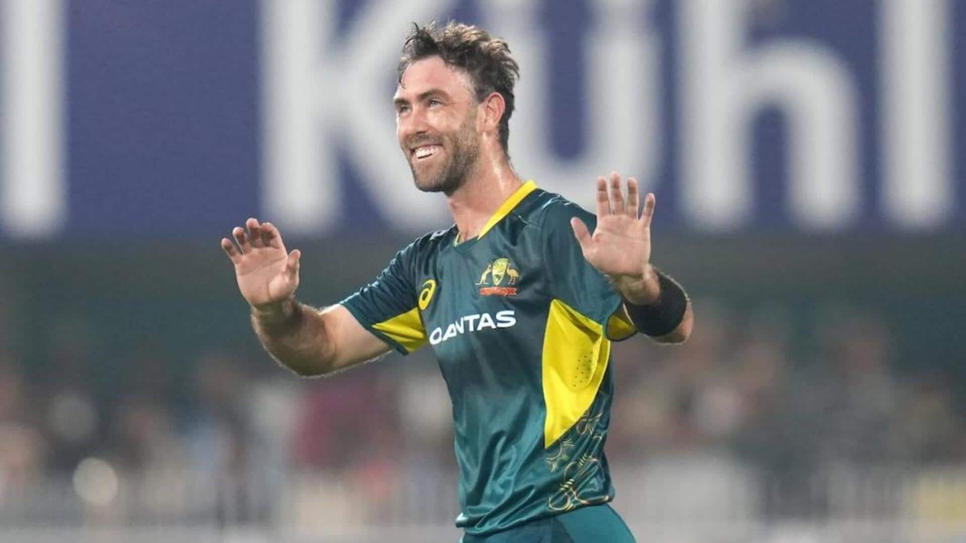 Maxwell equals this T20I fielding record of Warner for Australia