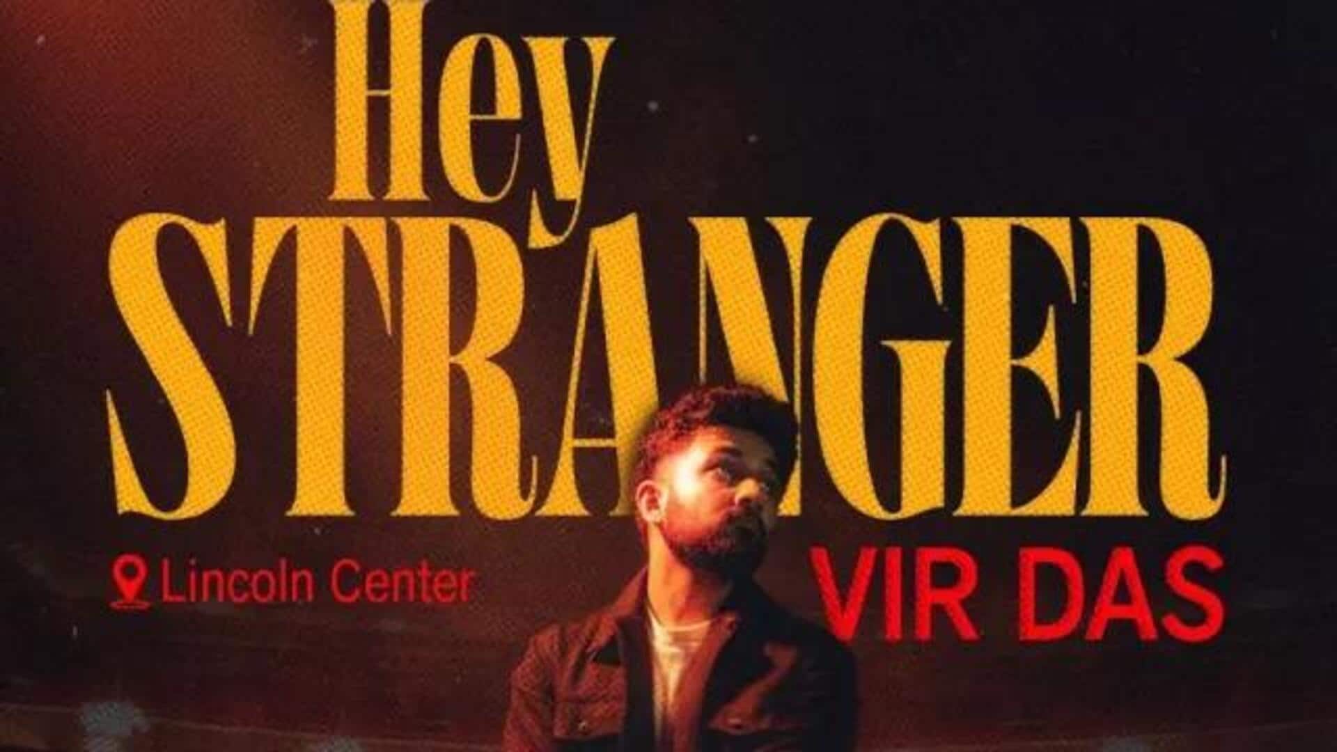Vir Das becomes 1st Indian with Broadway theater residency Vir Das becomes 1st Indian with Broadway theater residency
